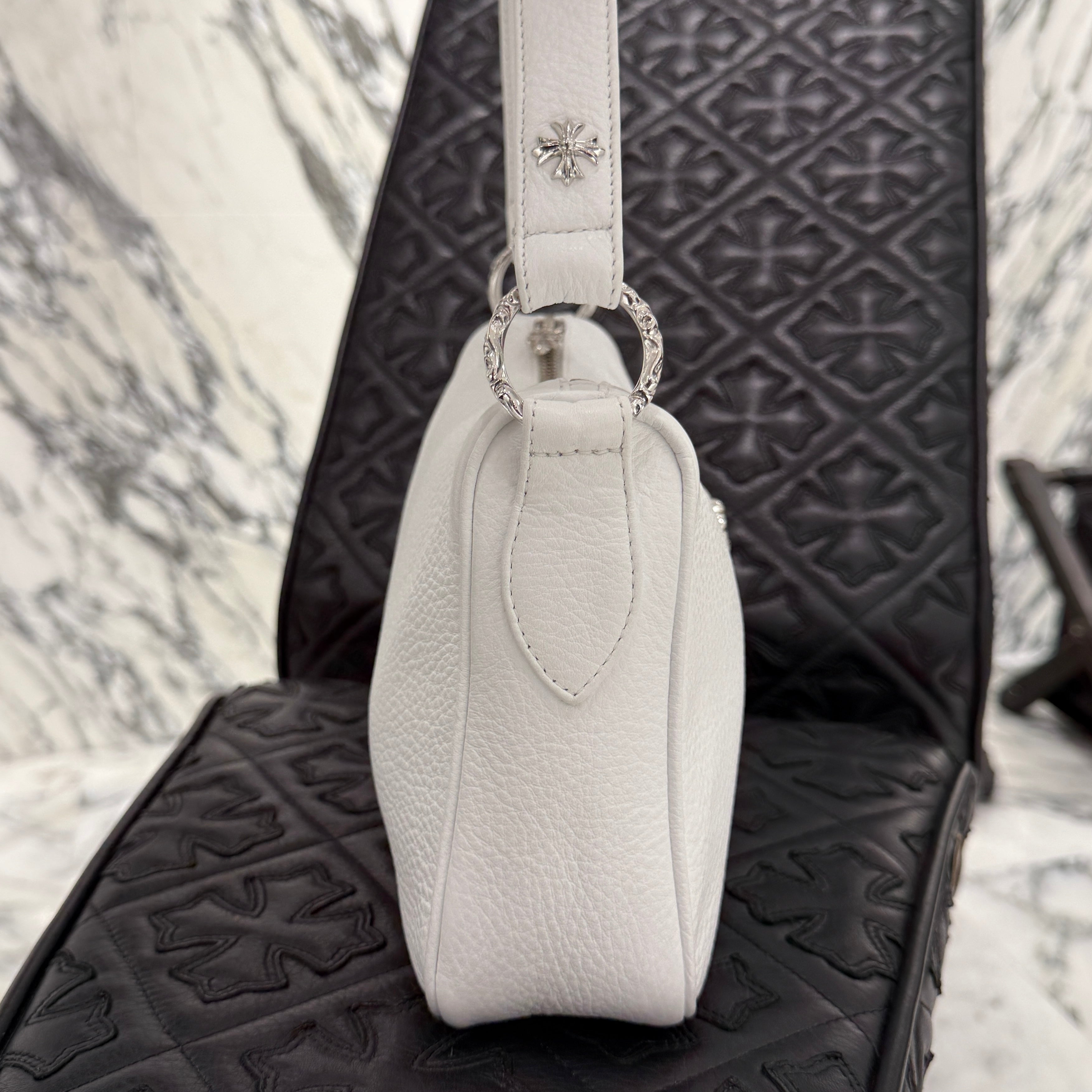 CHROME HEARTS CHICKEN NUGGET Small Leather Shoulder Bag クロムハーツ チキンナゲット スモールレザー ショルダーバッグ