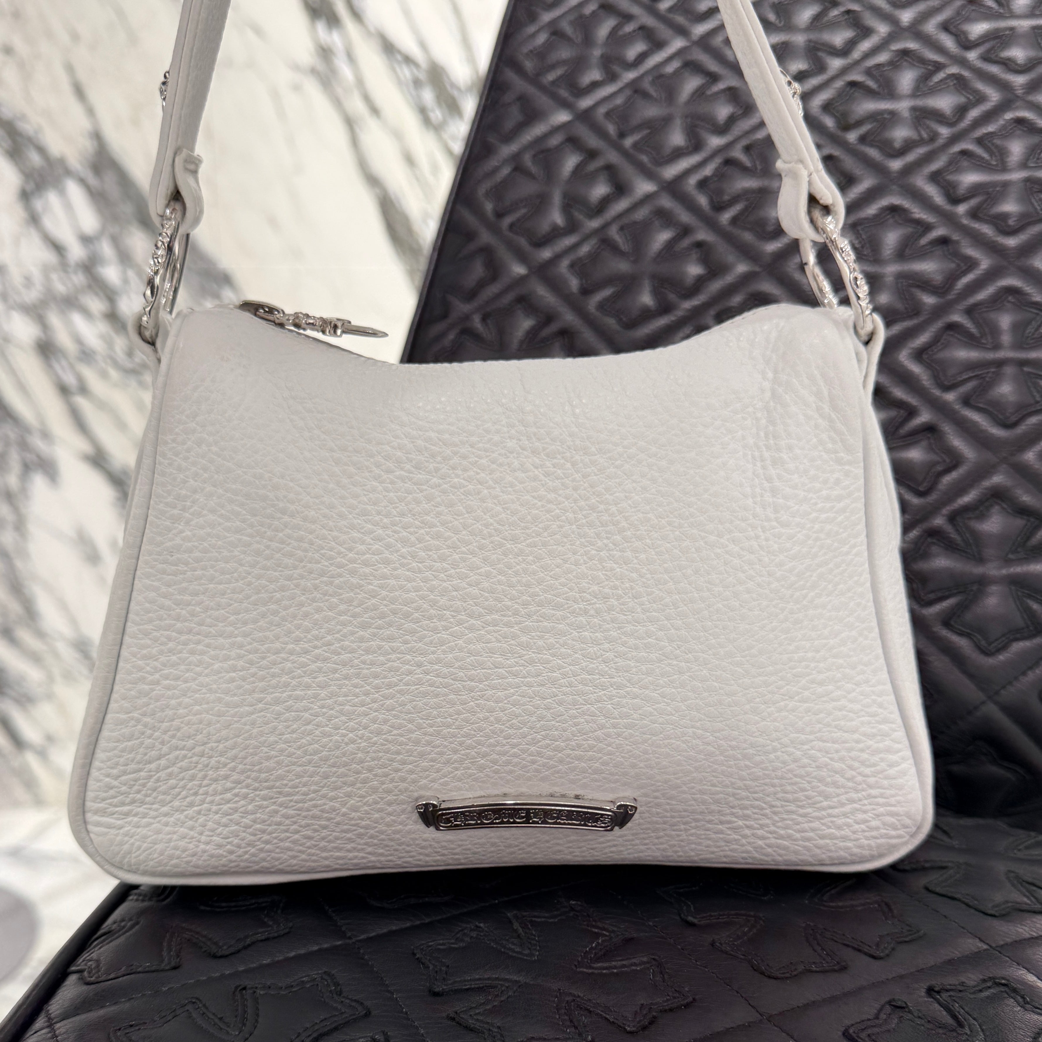 CHROME HEARTS CHICKEN NUGGET Small Leather Shoulder Bag クロムハーツ チキンナゲット スモールレザー ショルダーバッグ