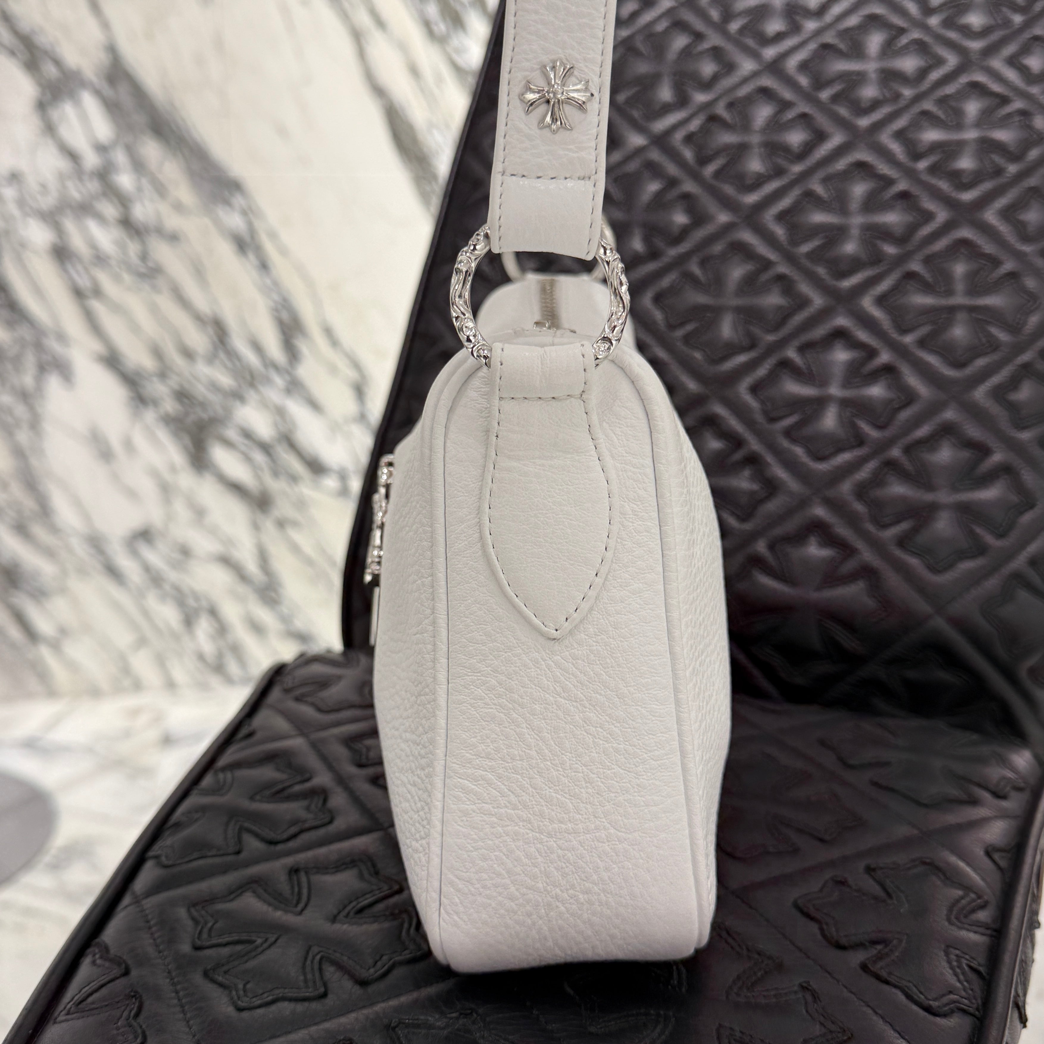 CHROME HEARTS CHICKEN NUGGET Small Leather Shoulder Bag クロムハーツ チキンナゲット スモールレザー ショルダーバッグ