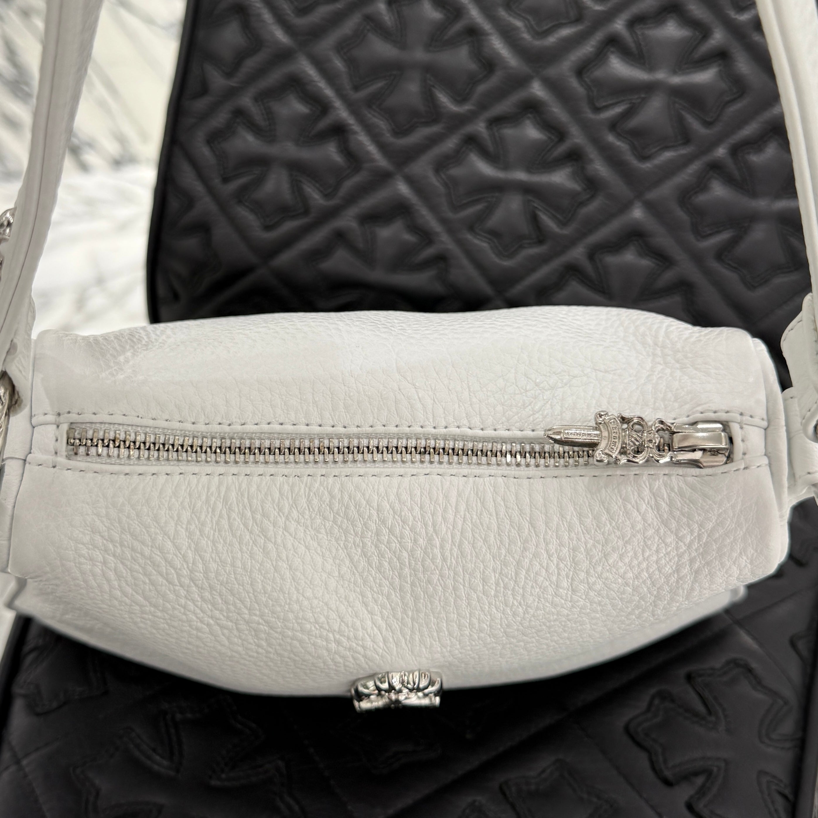 CHROME HEARTS CHICKEN NUGGET Small Leather Shoulder Bag クロムハーツ チキンナゲット スモールレザー ショルダーバッグ