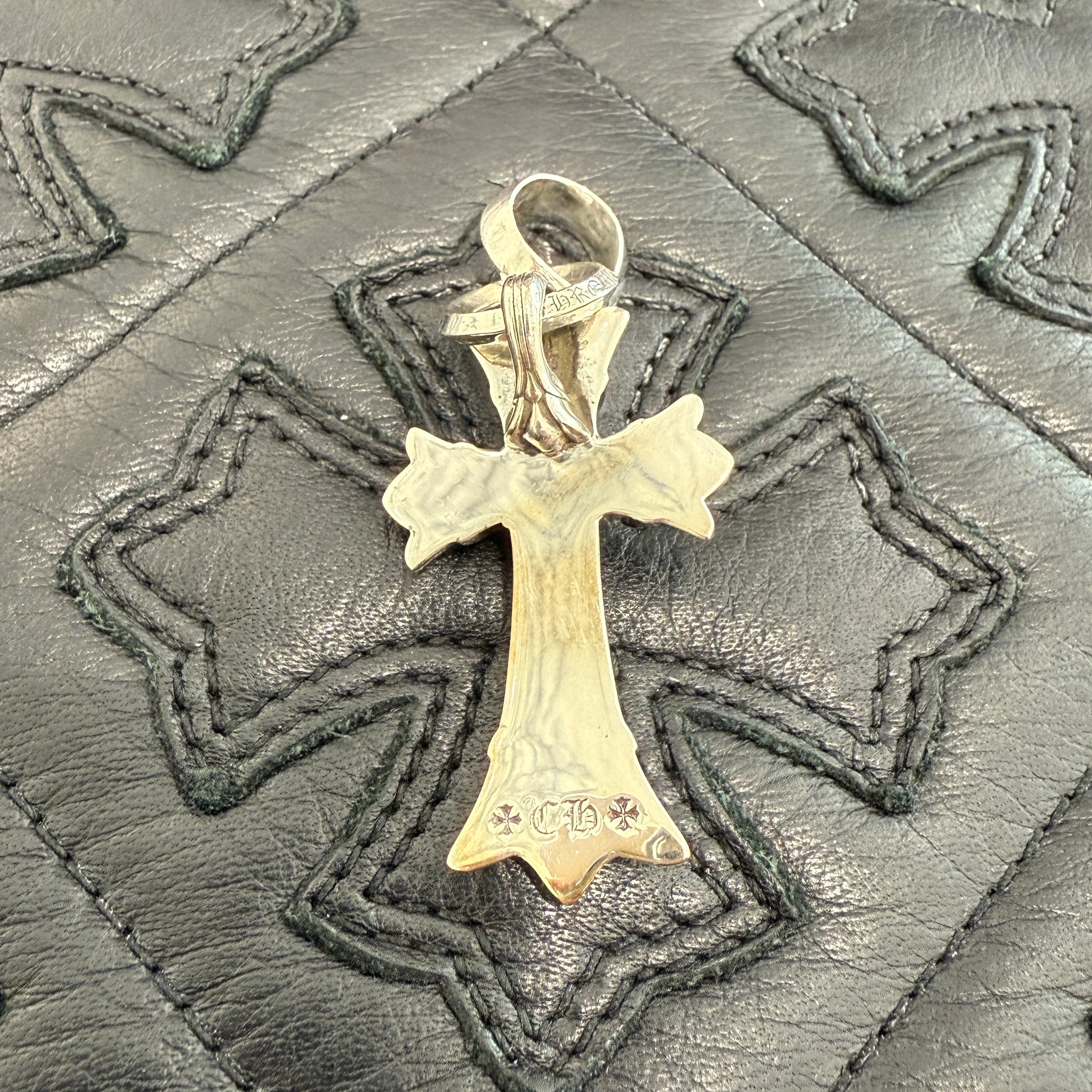 CHROME HEARTS Double CH Cross Small Pendant Top クロムハーツ ダブル CHクロス スモール ペンダントトップ