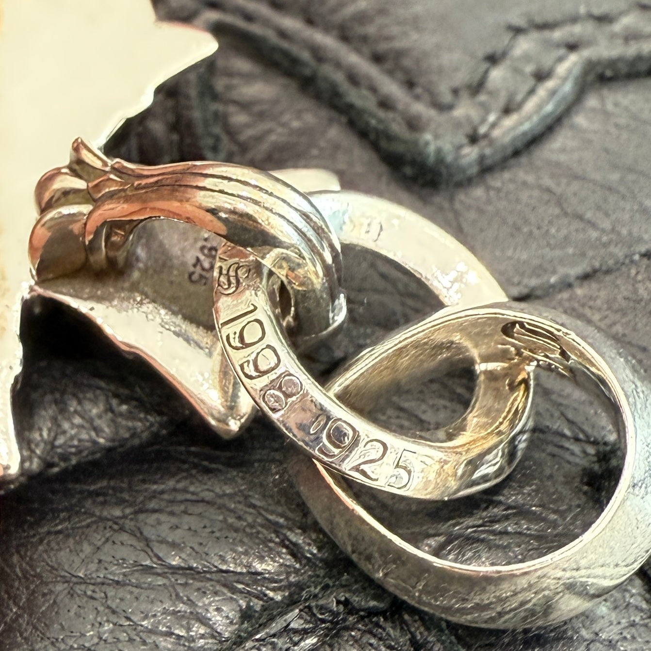 CHROME HEARTS Double CH Cross Small Pendant Top クロムハーツ