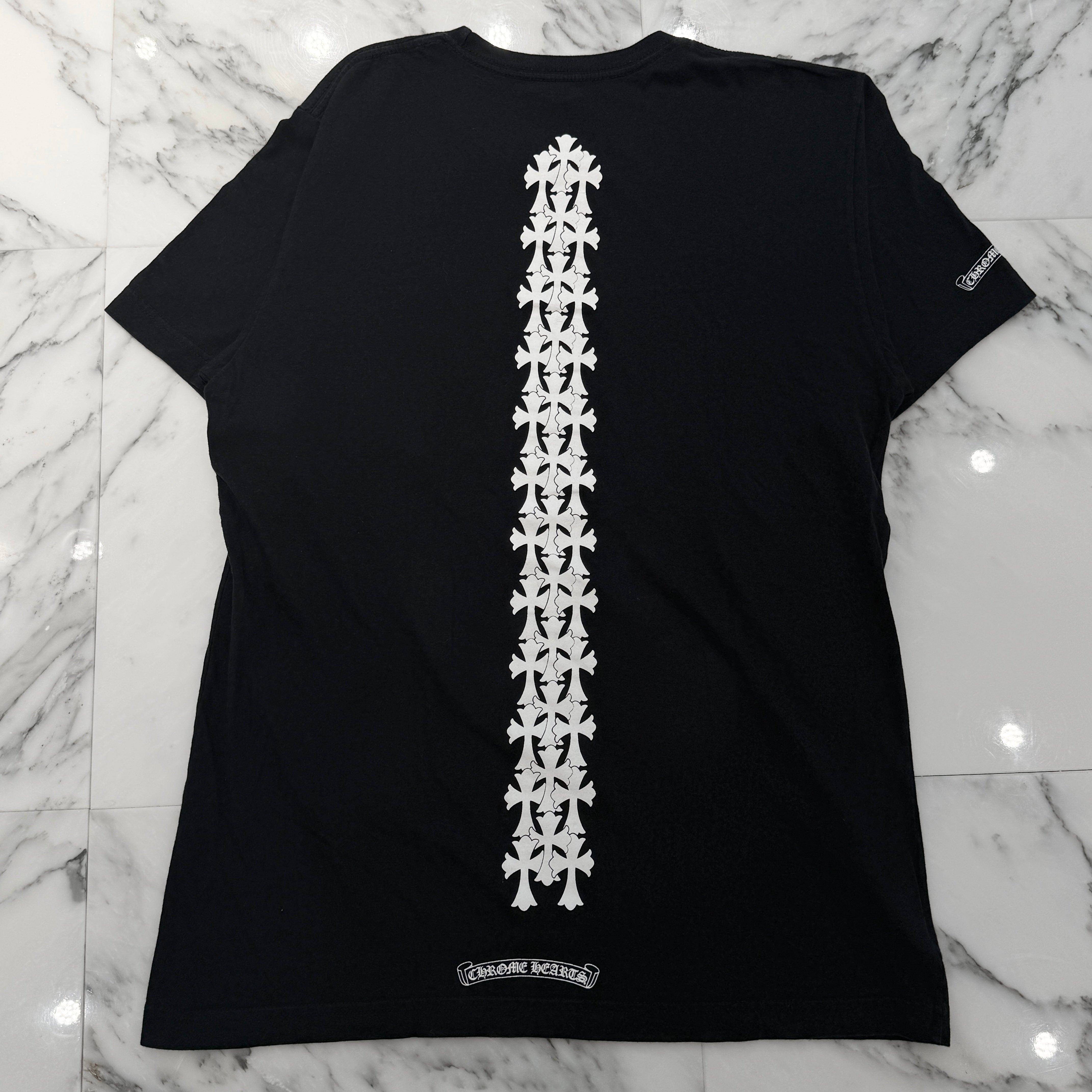CHROME HEARTS Cross Tire Track Tee Size M クロムハーツ クロス タイヤトラック Tシャツ サイズM