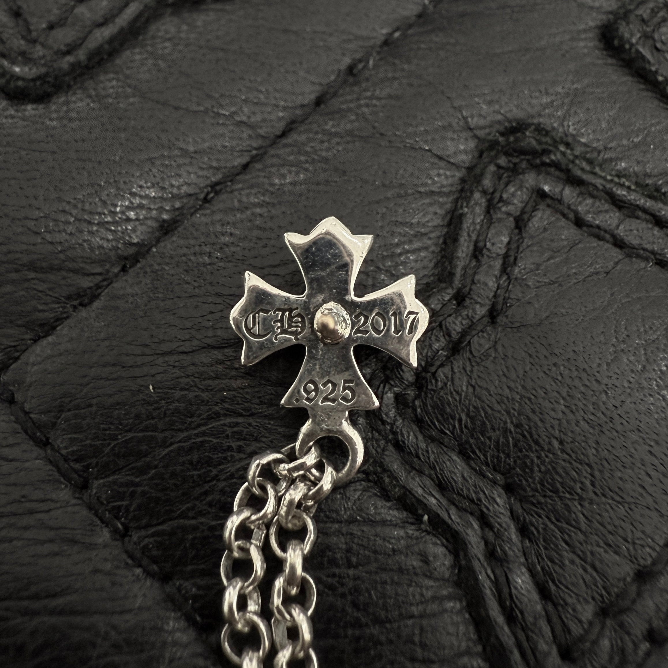CHROME HEARTS CH Cross Double Dice Earrings クロムハーツ CHクロス ダブルダイス ピアス