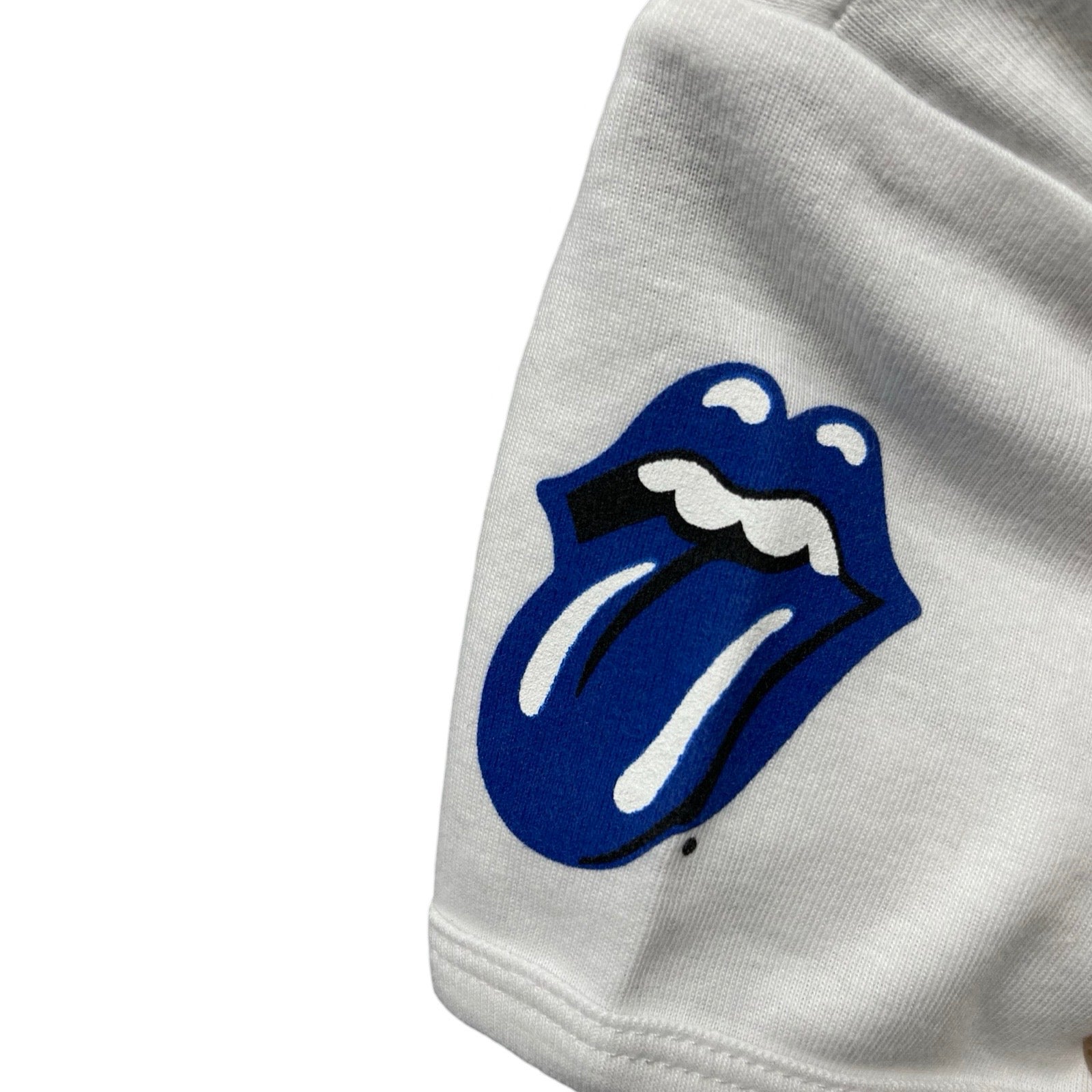 CHROME HEARTS Rolling Stones Lip＆Tongue Neck Logo S/S Tee Size ONE SIZE