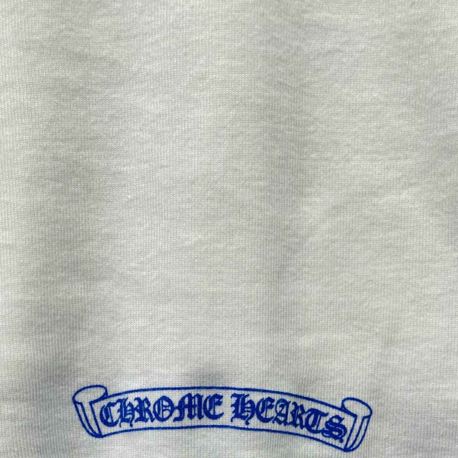 CHROME HEARTS Rolling Stones Lip＆Tongue Neck Logo S/S Tee Size ONE SIZE