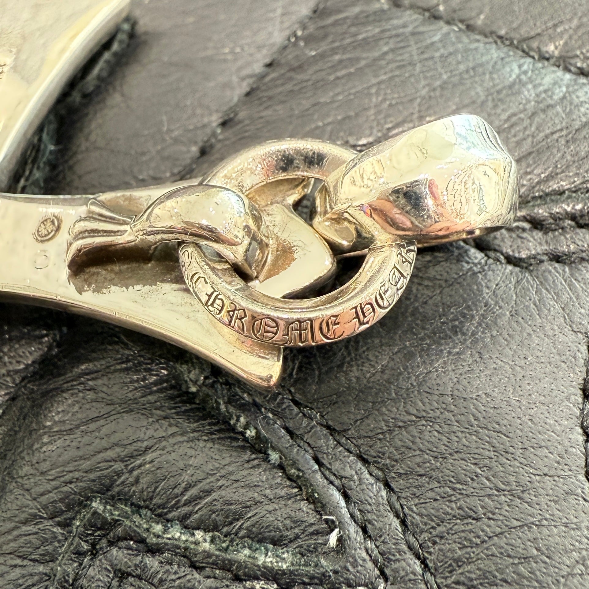 CHROME HEARTS Large Cross With Bail Pendant Top クロムハーツ ラージクロス ウィズ ベイル ペンダントトップ