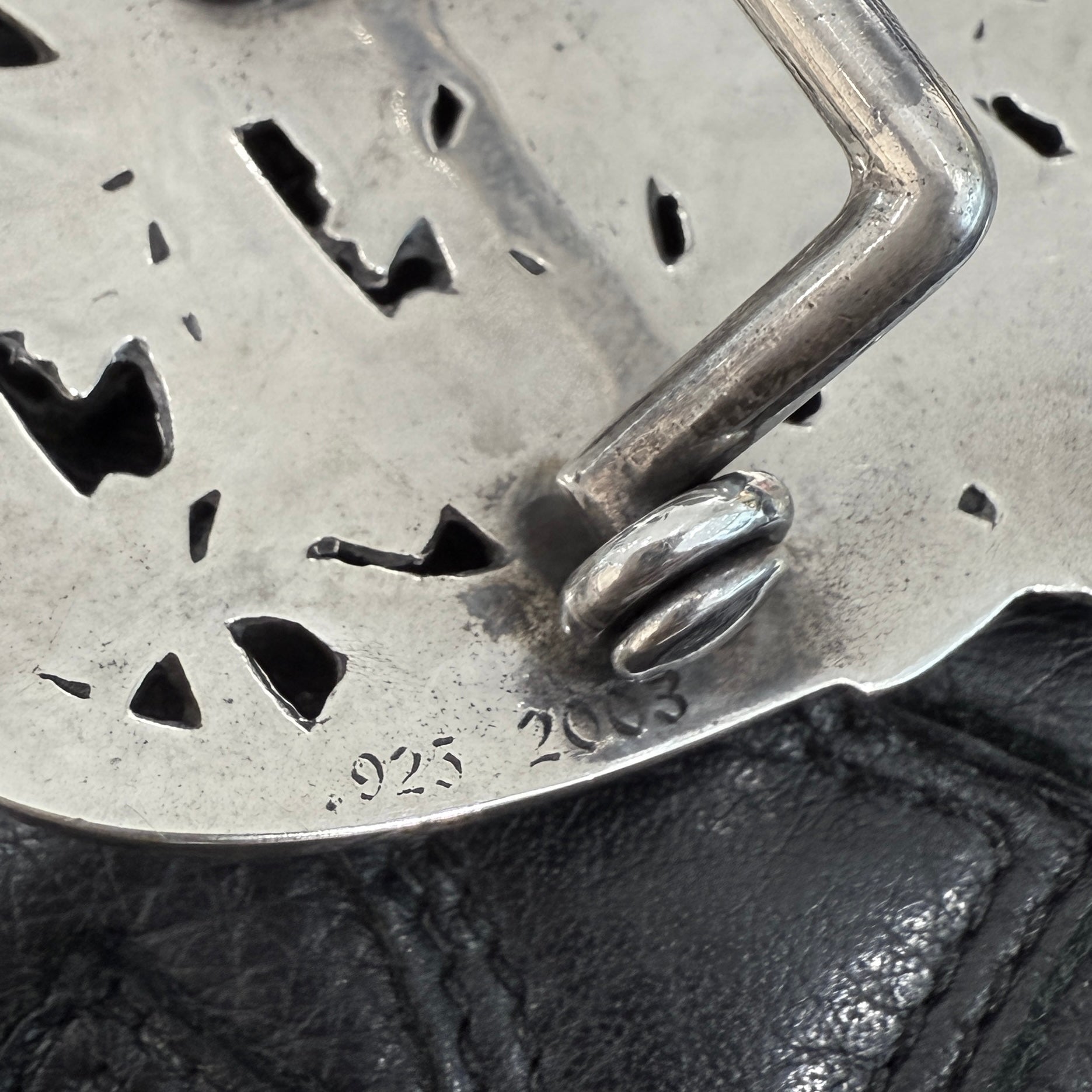 CHROME HEARTS 1.5 Cemetery Cross Silver Buckle クロムハーツ 1.5 セメタリークロス シルバー バックル