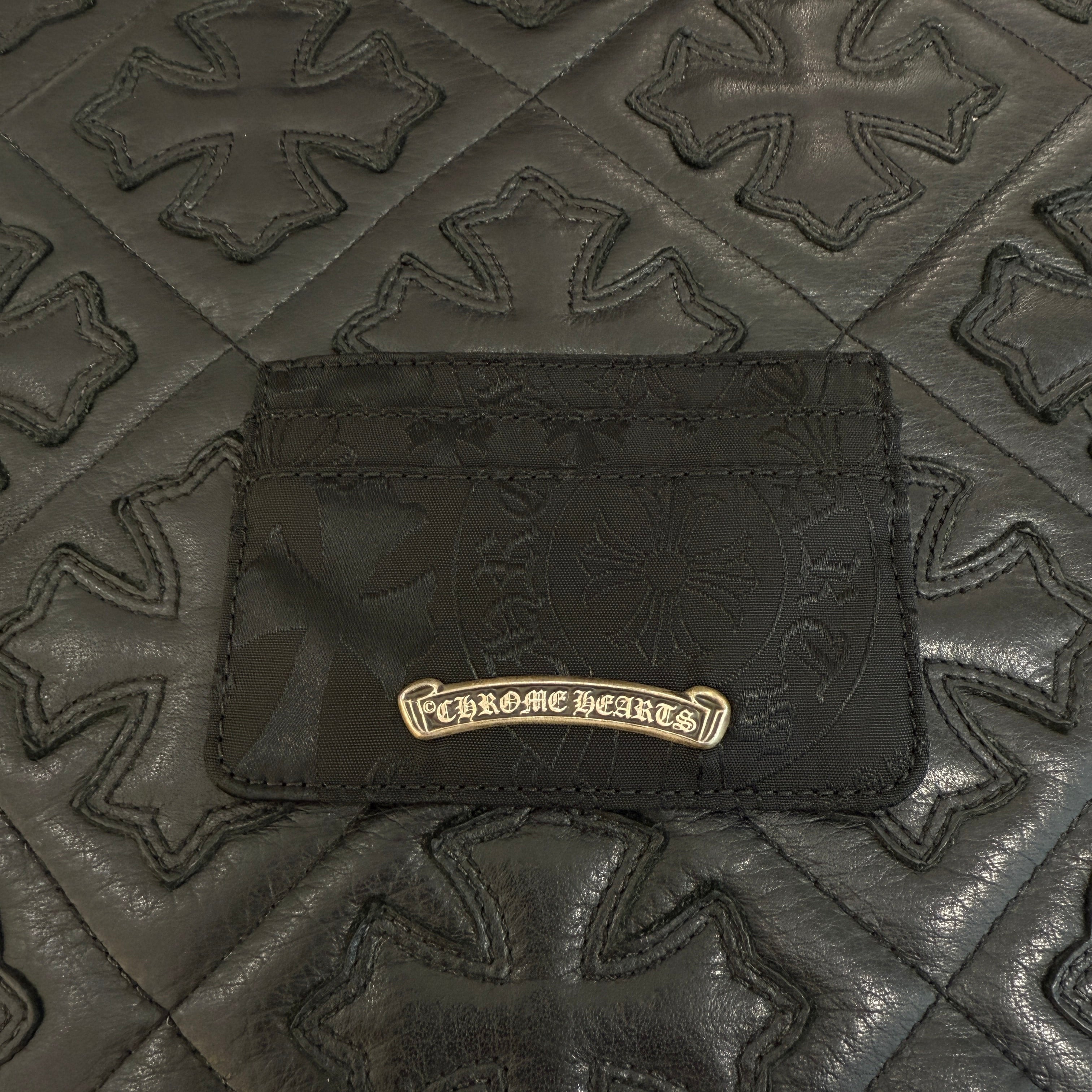 CHROME HEARTS Stencil Pattern Double Side Nylon Card Case クロムハーツ ステンシルパターン ダブルサイド ナイロンカードケース