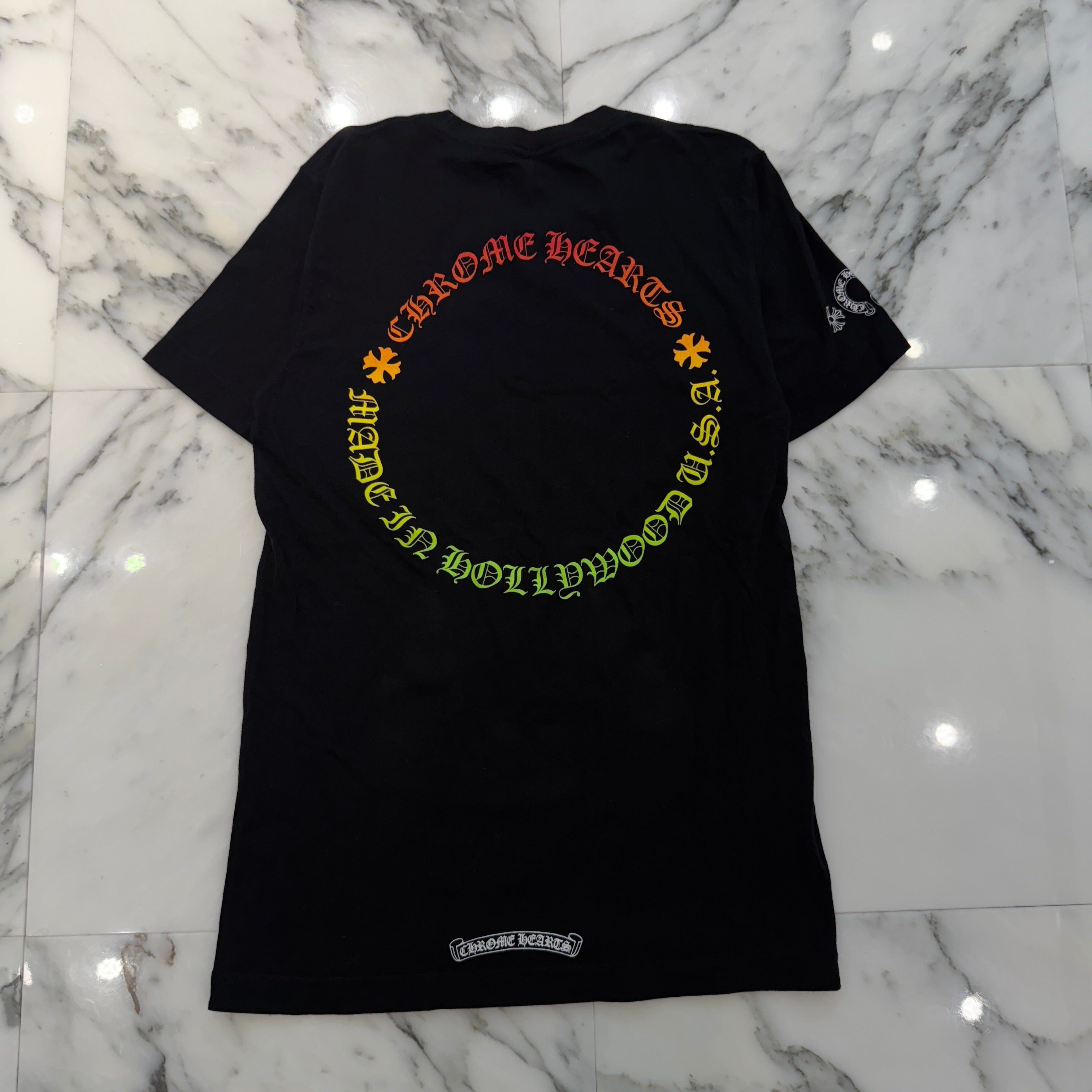 CHROME HEARTS Back Grad Circle Logo Tee Size S クロムハーツ バックグラデーション サークルロゴ Tシャツ サイズS