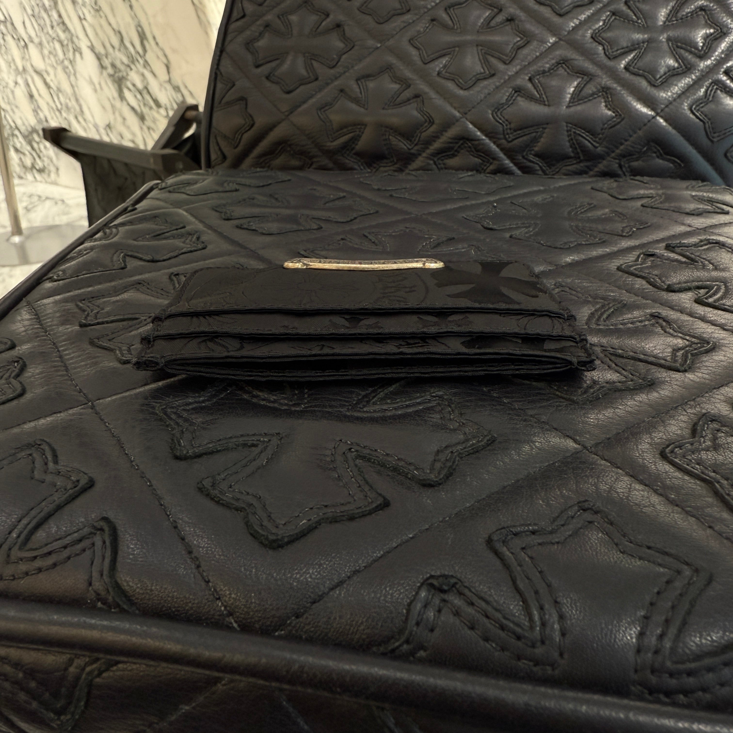 CHROME HEARTS Stencil Pattern Double Side Nylon Card Case クロムハーツ ステンシルパターン ダブルサイド ナイロンカードケース