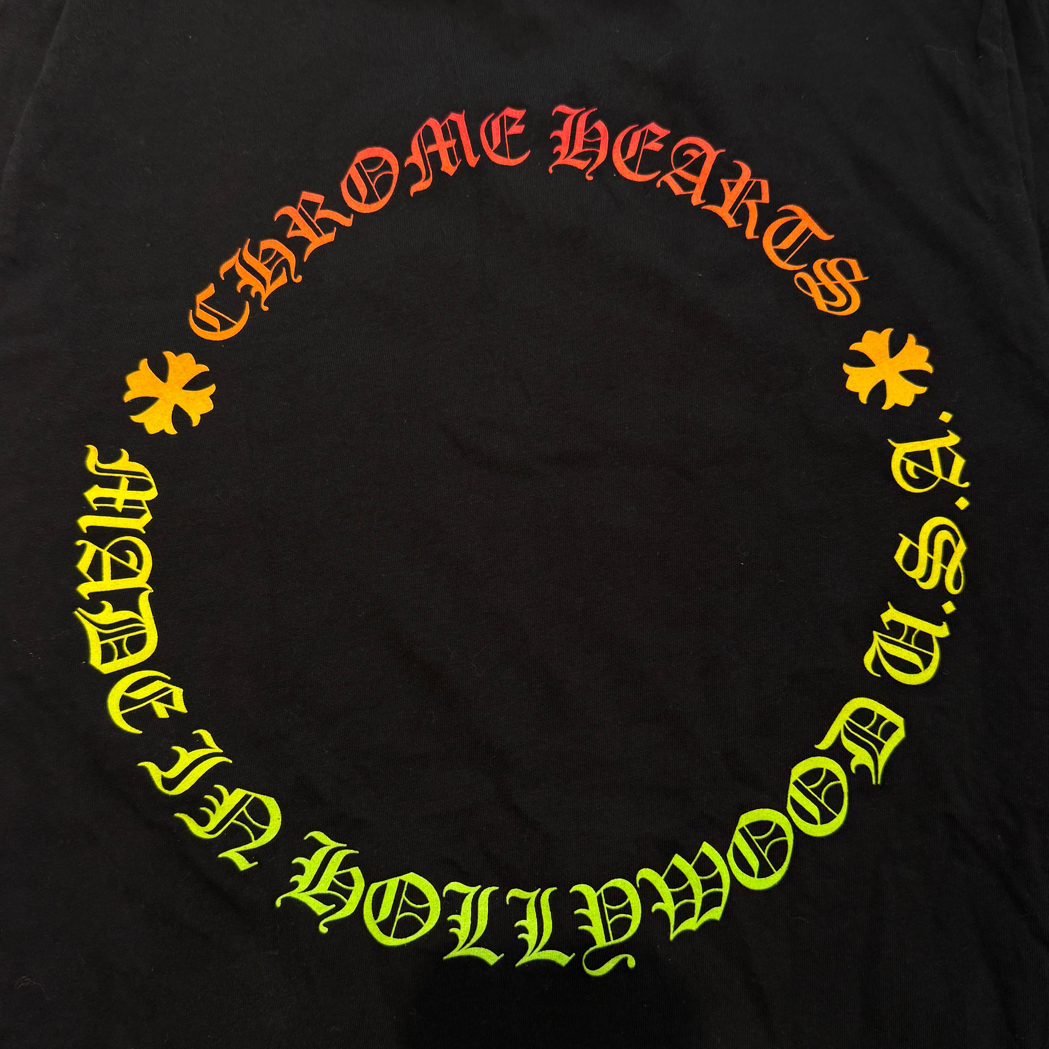 CHROME HEARTS Back Grad Circle Logo Tee Size S クロムハーツ バックグラデーション サークルロゴ Tシャツ サイズS