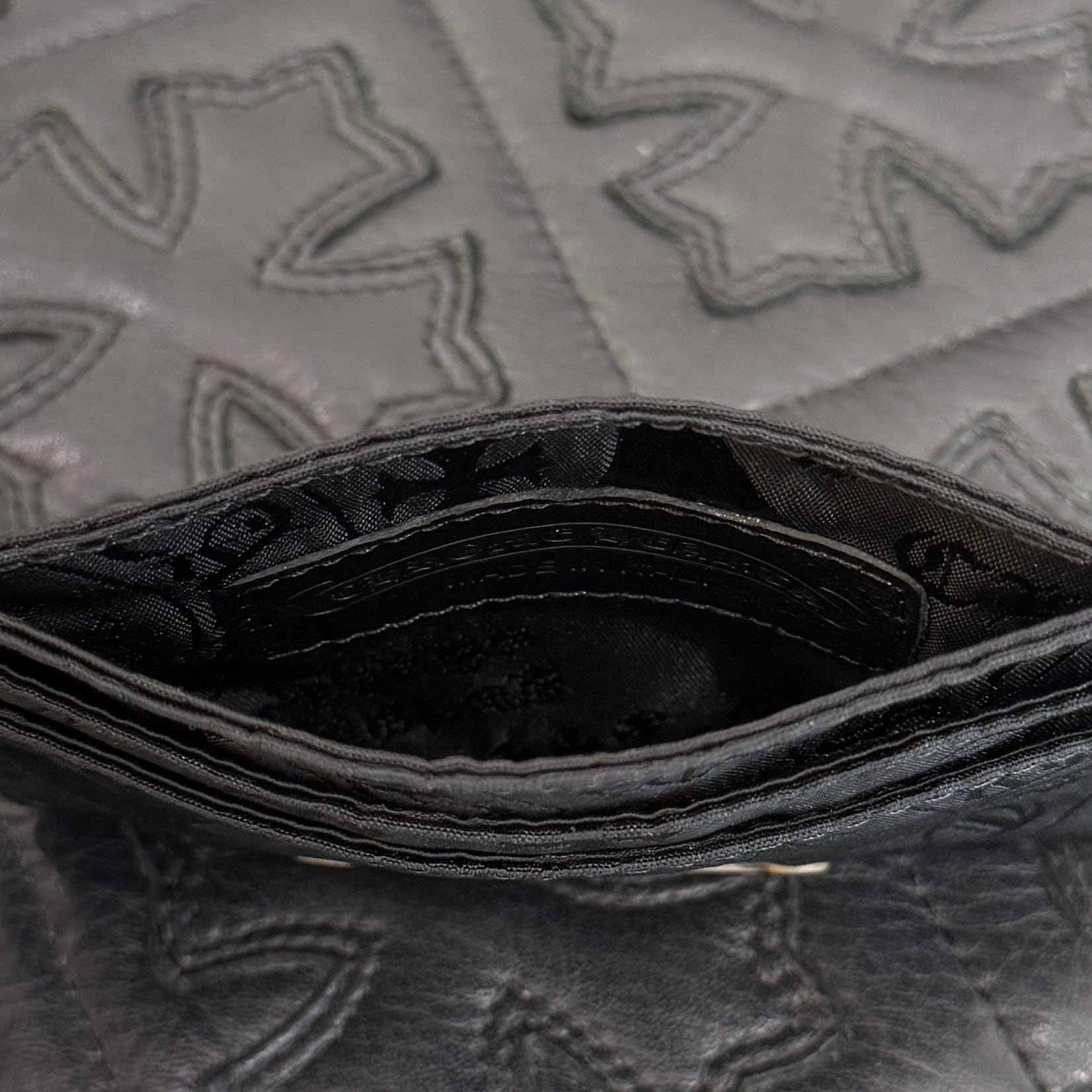 CHROME HEARTS Stencil Pattern Double Side Nylon Card Case クロムハーツ ステンシルパターン ダブルサイド ナイロンカードケース