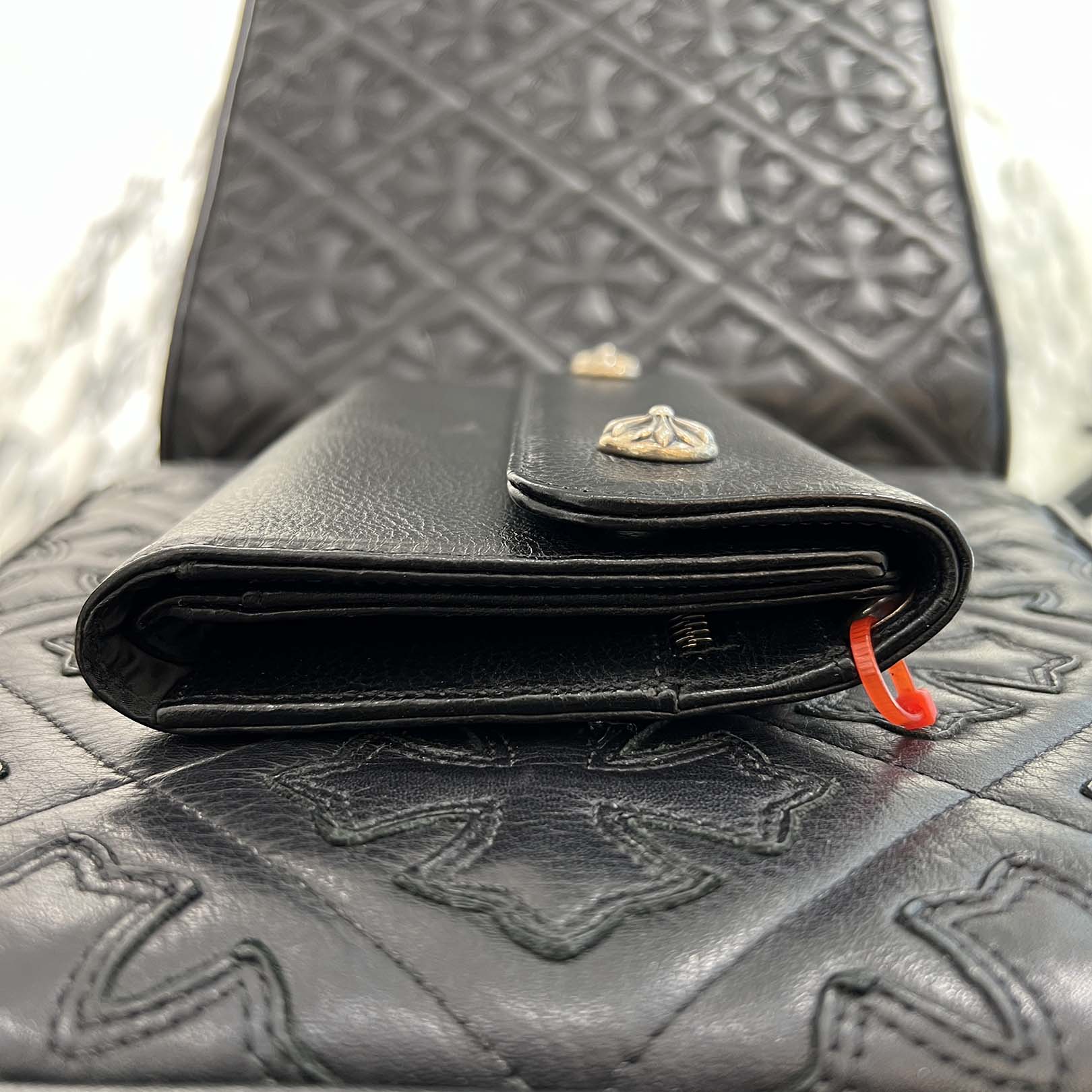 CHROME HEARTS Wave Cross Ball Wallet クロムハーツ ウェーブクロスボール ウォレット