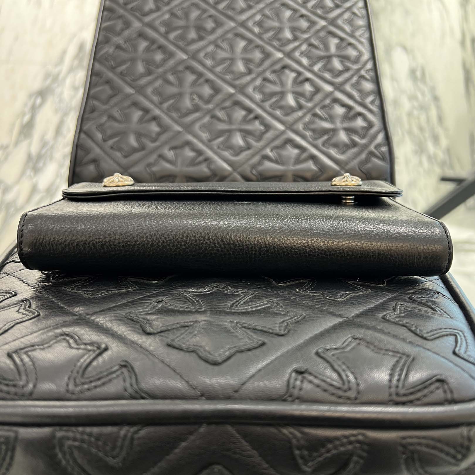 CHROME HEARTS Wave Cross Ball Wallet クロムハーツ ウェーブクロスボール ウォレット