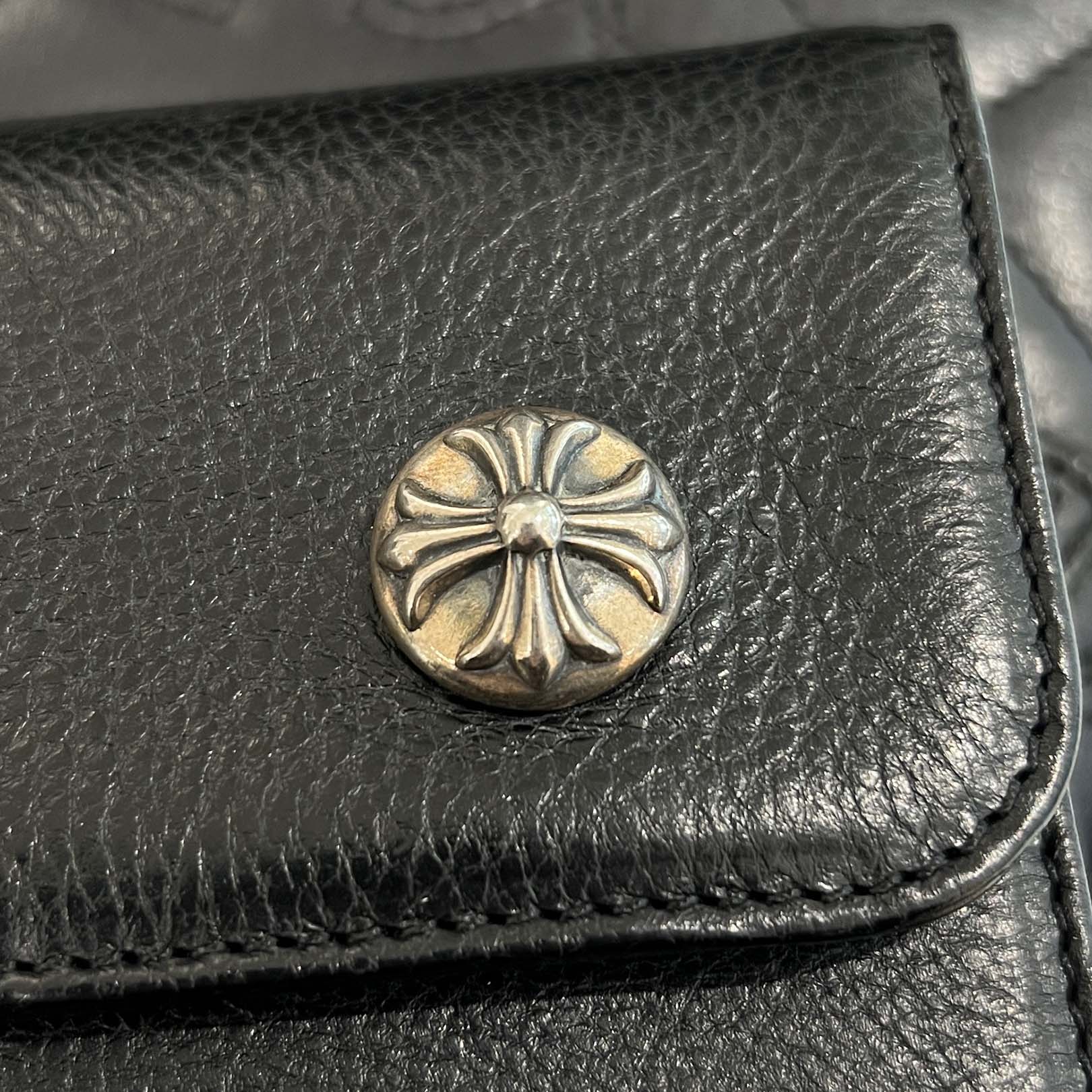 CHROME HEARTS Wave Cross Ball Wallet クロムハーツ ウェーブクロスボール ウォレット