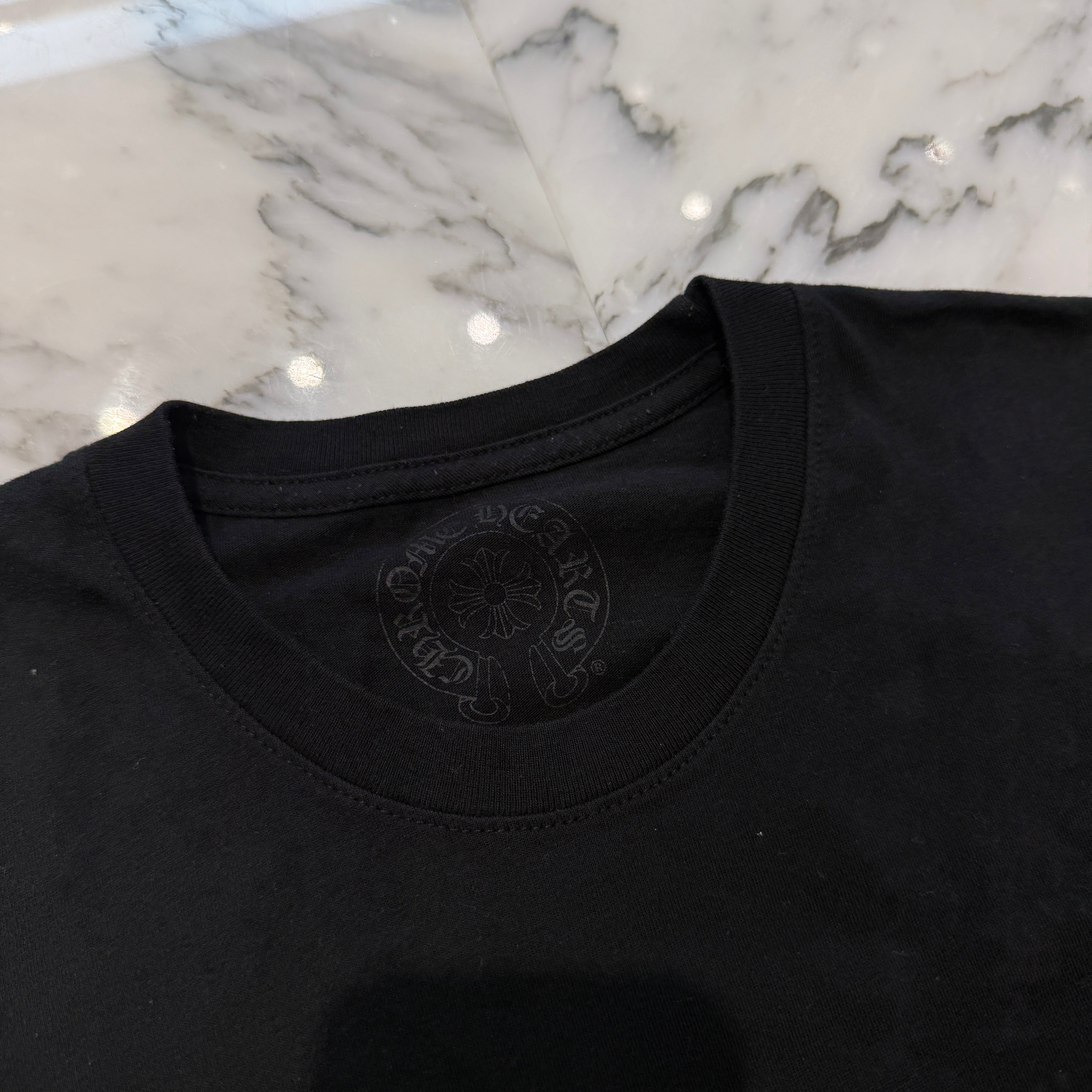 CHROME HEARTS Made In Hollywood Vertical Logo Tee Size S クロムハーツ メイドインハリウッド ヴァーティカルロゴ Tシャツ サイズS