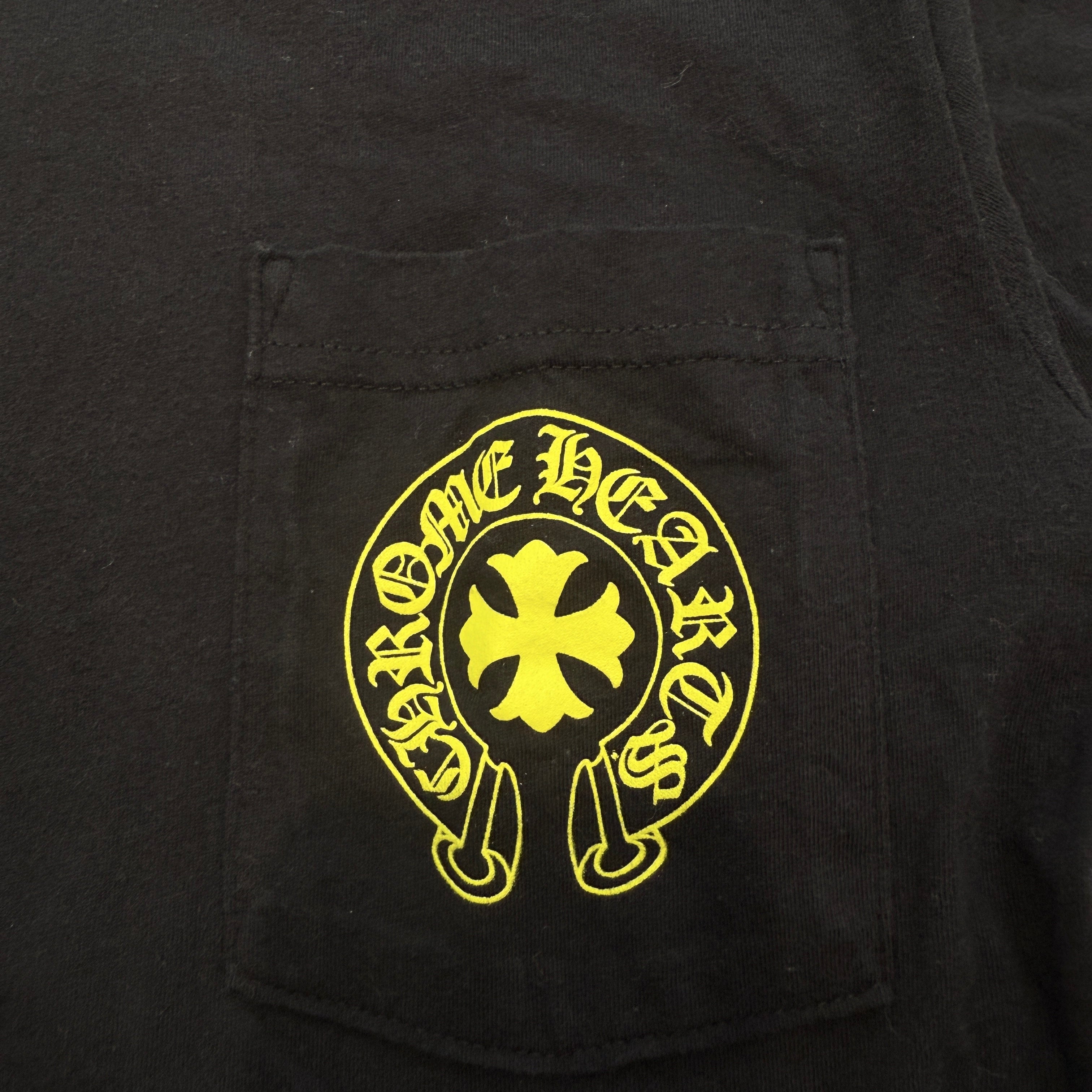 CHROME HEARTS Made In Hollywood Vertical Logo Tee Size S クロムハーツ メイドインハリウッド ヴァーティカルロゴ Tシャツ サイズS