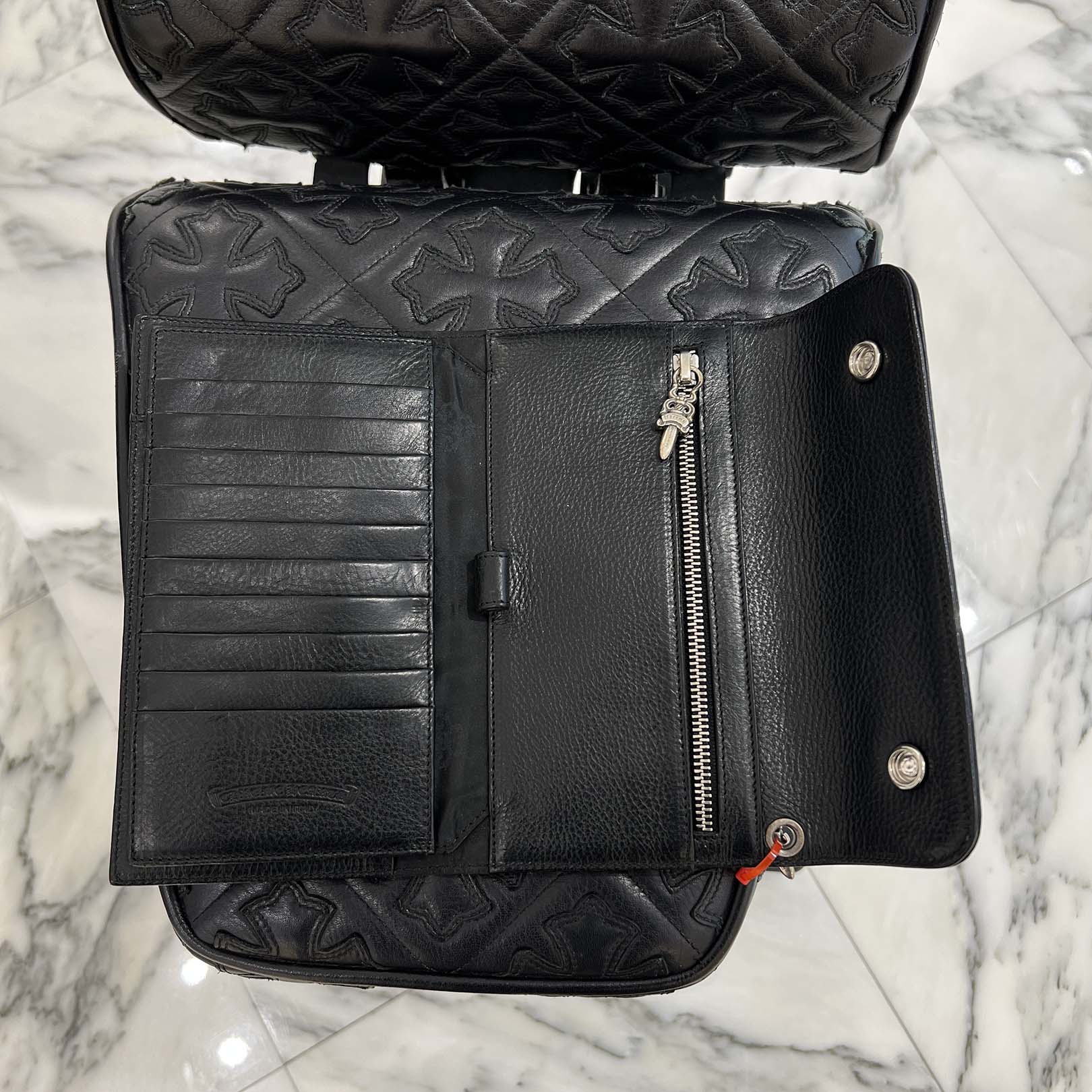 CHROME HEARTS Wave Cross Ball Wallet クロムハーツ ウェーブクロスボール ウォレット