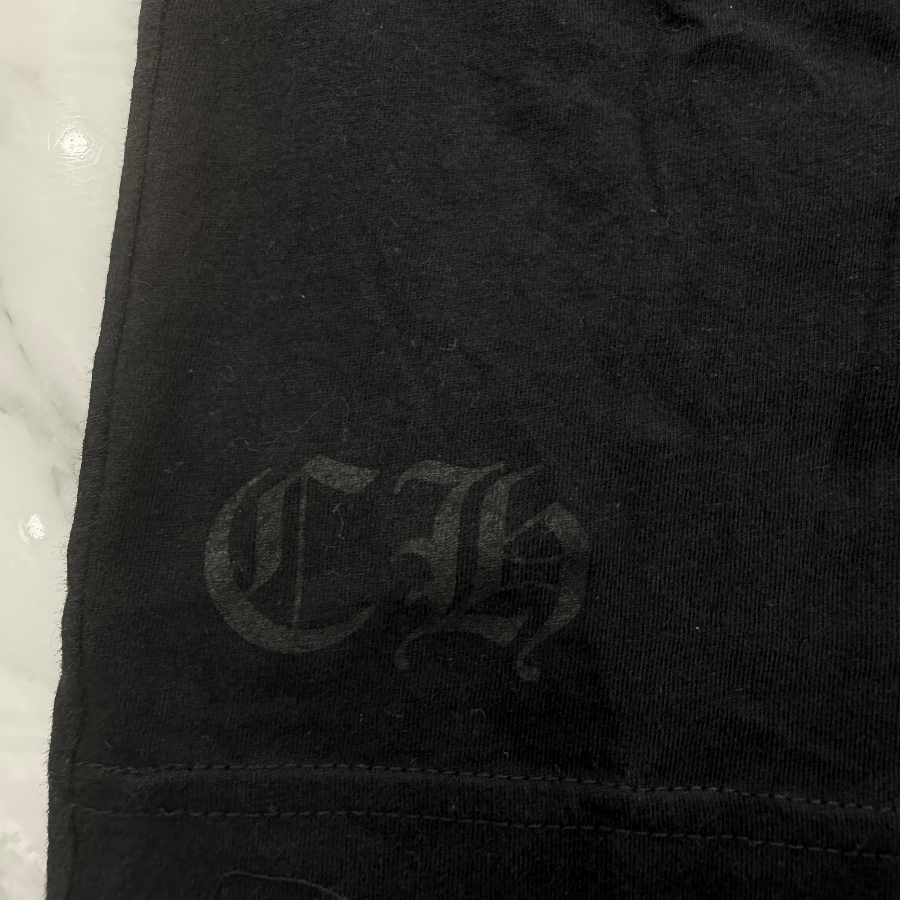 CHROME HEARTS Made In Hollywood Vertical Logo Tee Size S クロムハーツ メイドインハリウッド ヴァーティカルロゴ Tシャツ サイズS