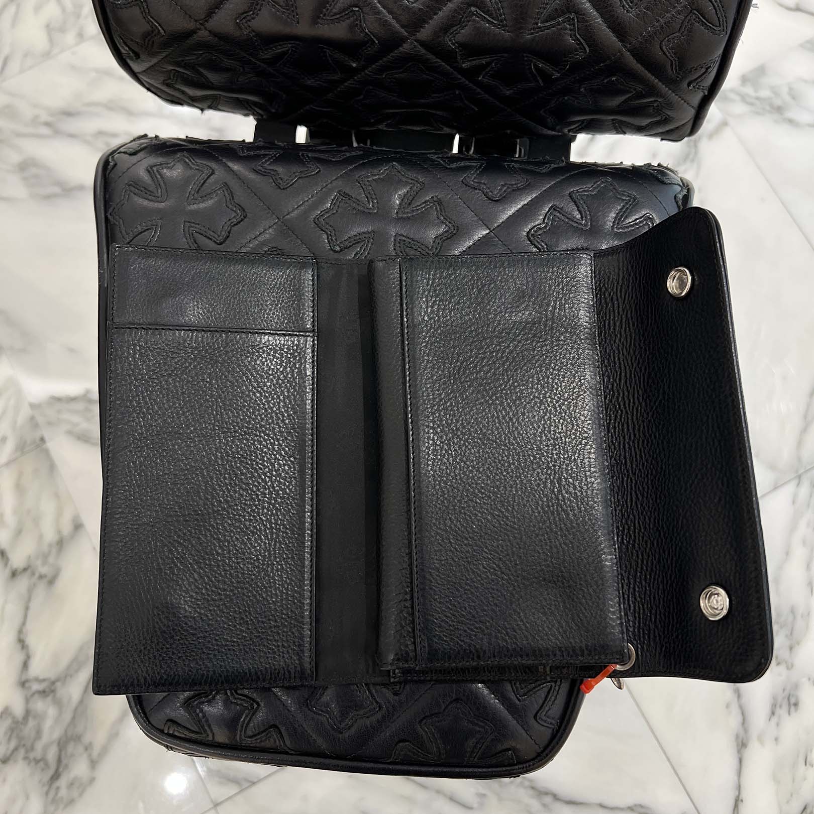 CHROME HEARTS Wave Cross Ball Wallet クロムハーツ ウェーブクロスボール ウォレット