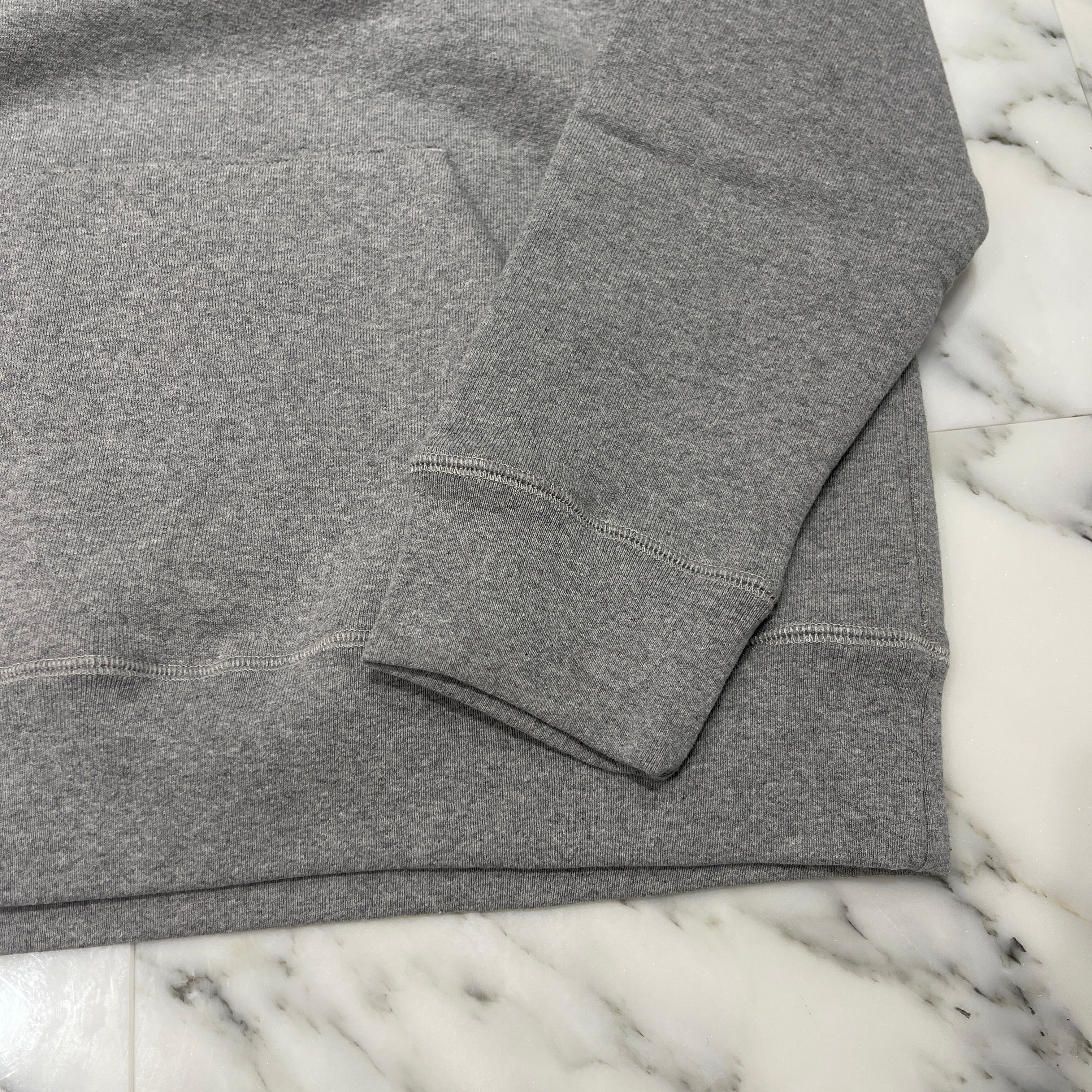 CHROME HEARTS Y NOT Cemetery Cross Patch Half Zip Sweat Shirt Size L クロムハーツ ワイノット セメタリークロスパッチ ハーフジップ スウェットシャツ サイズL