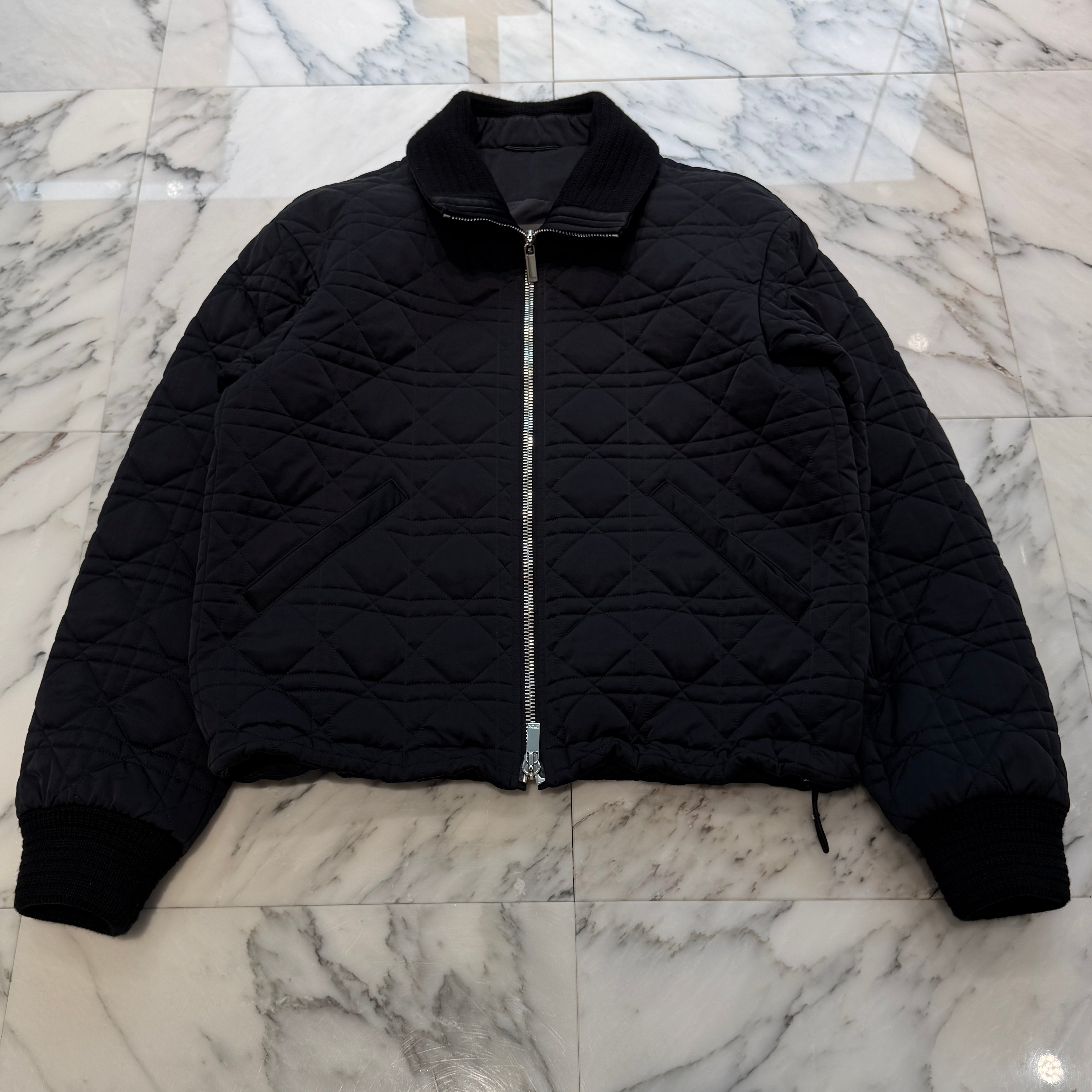 DIOR 25CRUIS Cannage Technical Fabric Jacket 513C408A6475 Size 46 ディオール 25クルーズ カナージュ テクニカル ファブリック ジャケット サイズ46