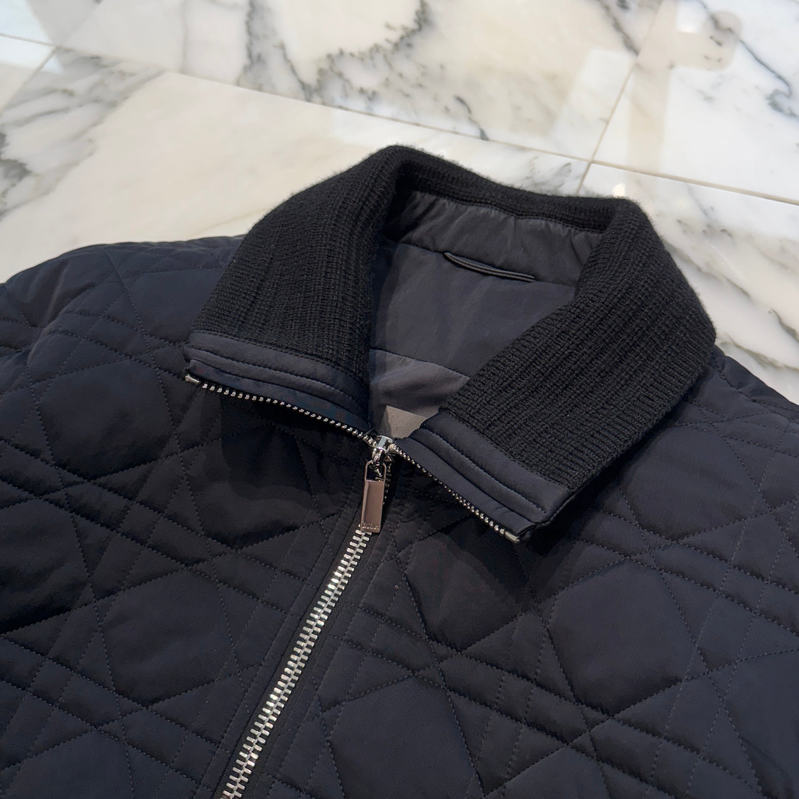 DIOR 25CRUIS Cannage Technical Fabric Jacket 513C408A6475 Size 46 ディオール 25クルーズ カナージュ テクニカル ファブリック ジャケット サイズ46