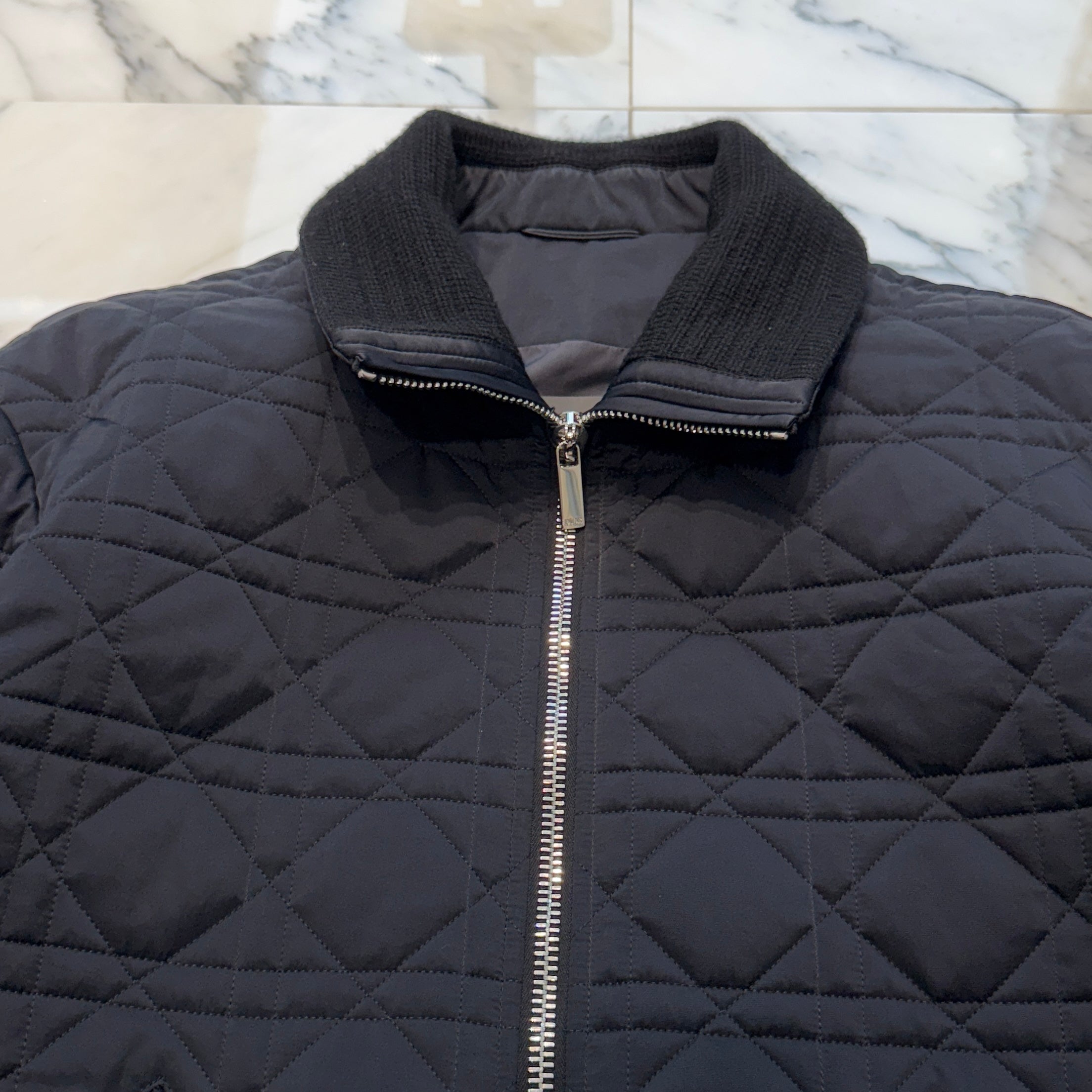 DIOR 25CRUIS Cannage Technical Fabric Jacket 513C408A6475 Size 46 ディオール 25クルーズ カナージュ テクニカル ファブリック ジャケット サイズ46