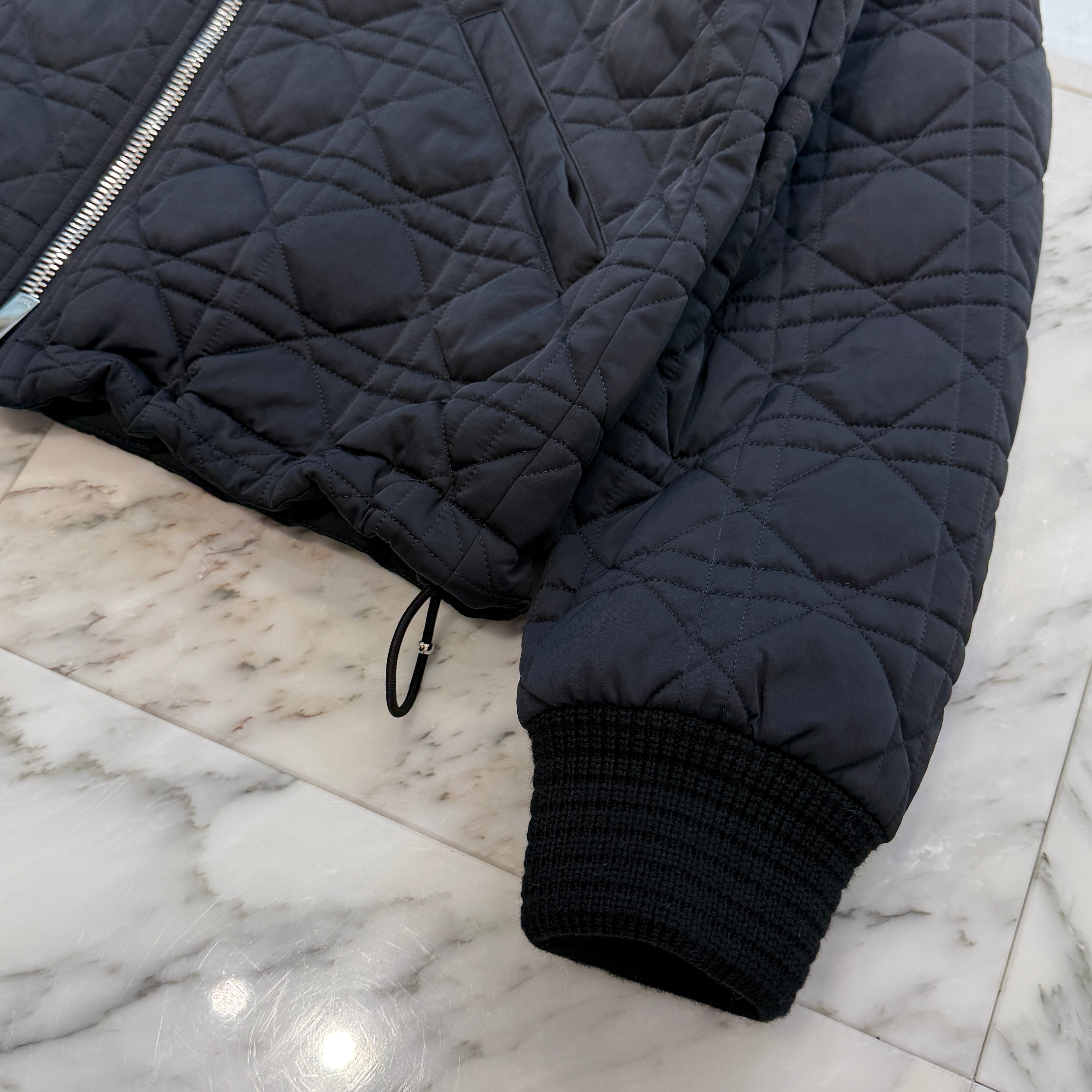 DIOR 25CRUIS Cannage Technical Fabric Jacket 513C408A6475 Size 46 ディオール 25クルーズ カナージュ テクニカル ファブリック ジャケット サイズ46