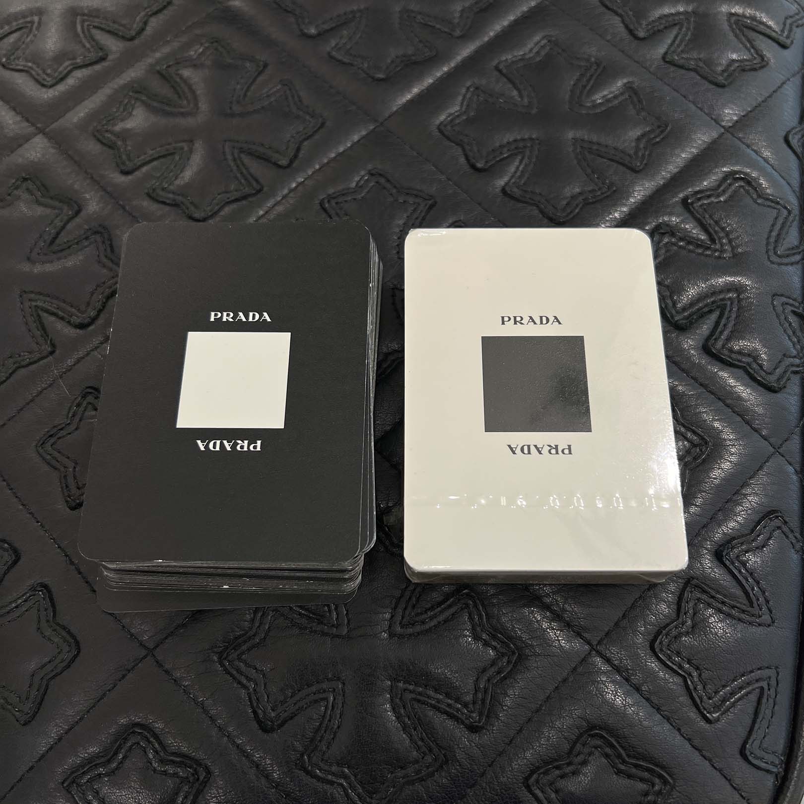 PRADA 2021AW Saffiano Leather Playing Cards Set 2SC001_0DC_F0002 プラダ サフィアーノ レザー トランプ セット