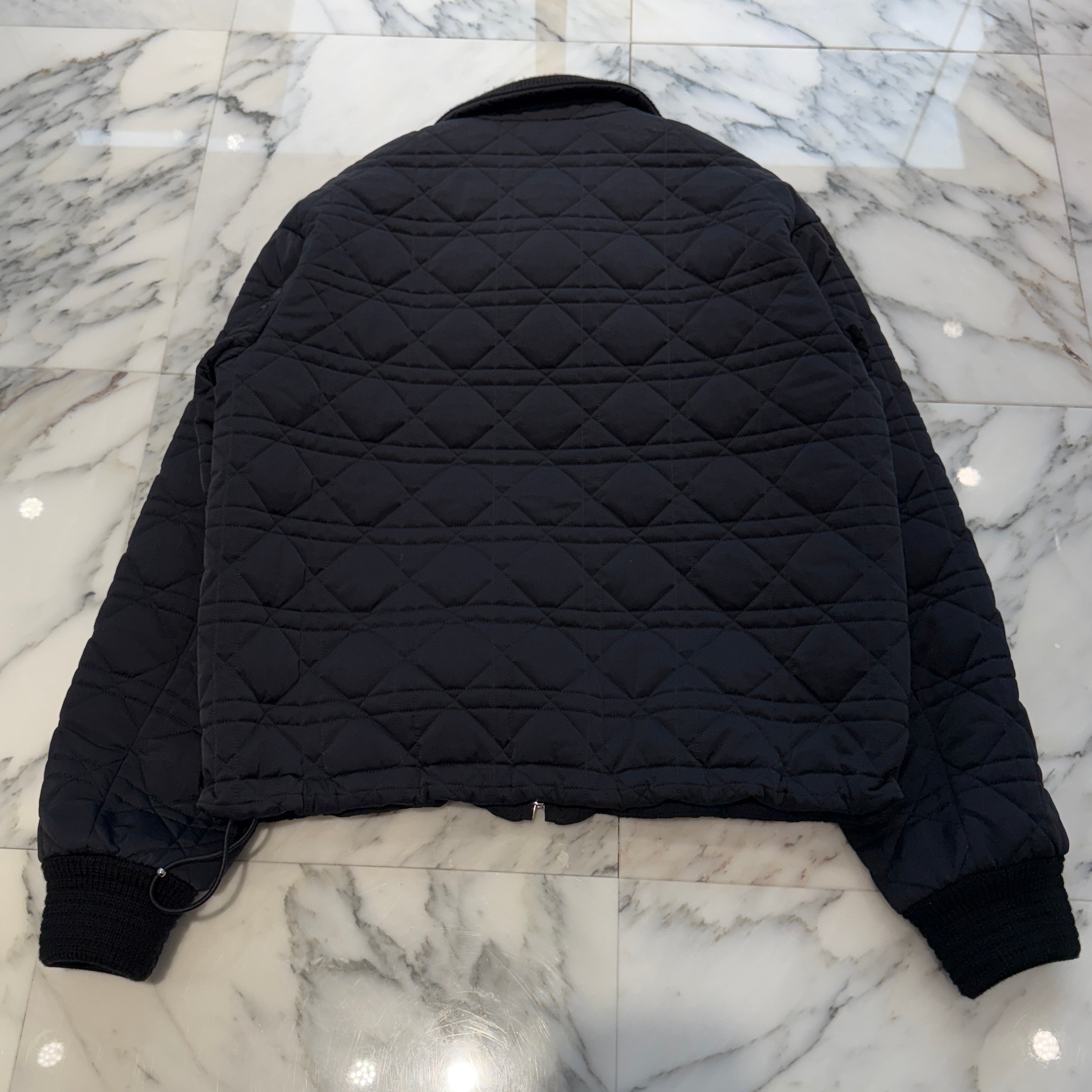 DIOR 25CRUIS Cannage Technical Fabric Jacket 513C408A6475 Size 46 ディオール 25クルーズ カナージュ テクニカル ファブリック ジャケット サイズ46