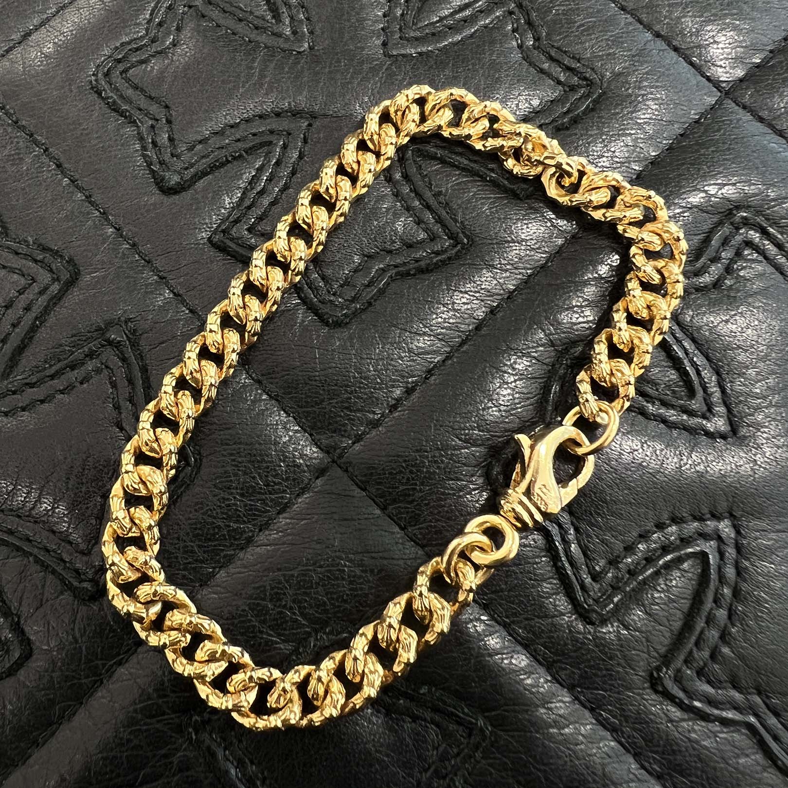CHROME HEARTS 22K Extra Mini Fancy Chain Bracelet クロムハーツ 22K
