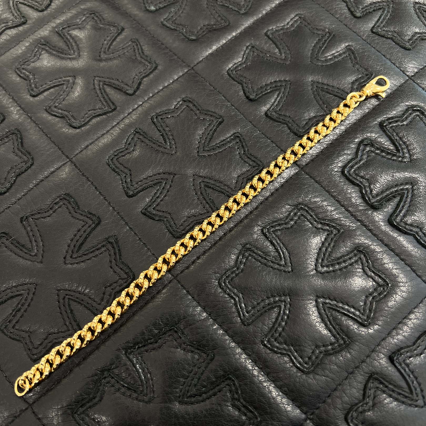 CHROME HEARTS 22K Extra Mini Fancy Chain Bracelet クロムハーツ 22K エクストラ ミニファンシー チェーン ブレスレット