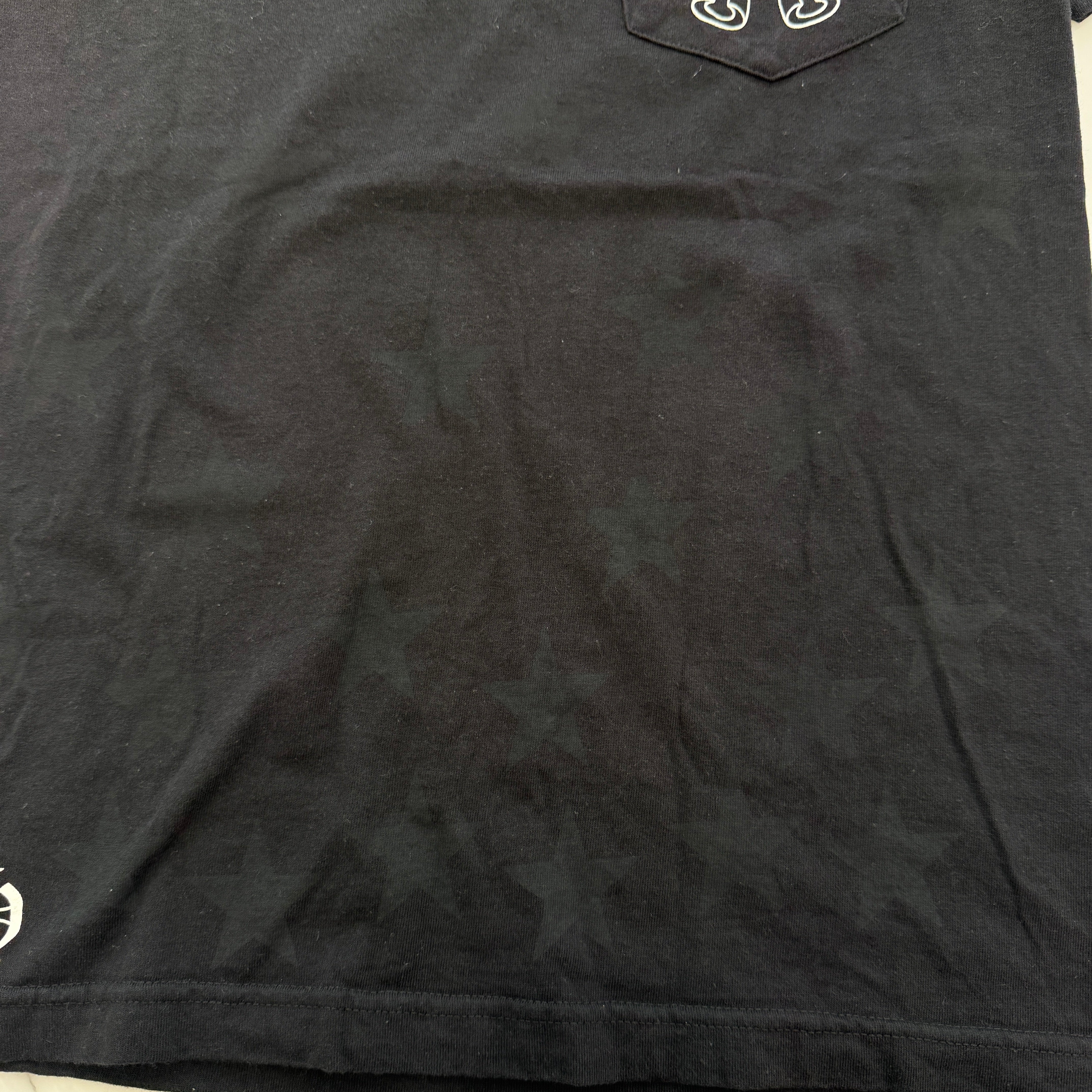 CHROME HEARTS Scroll Logo Label Star Print Tee Size S クロムハーツ スクロールロゴラベル スタープリント Tシャツ サイズS