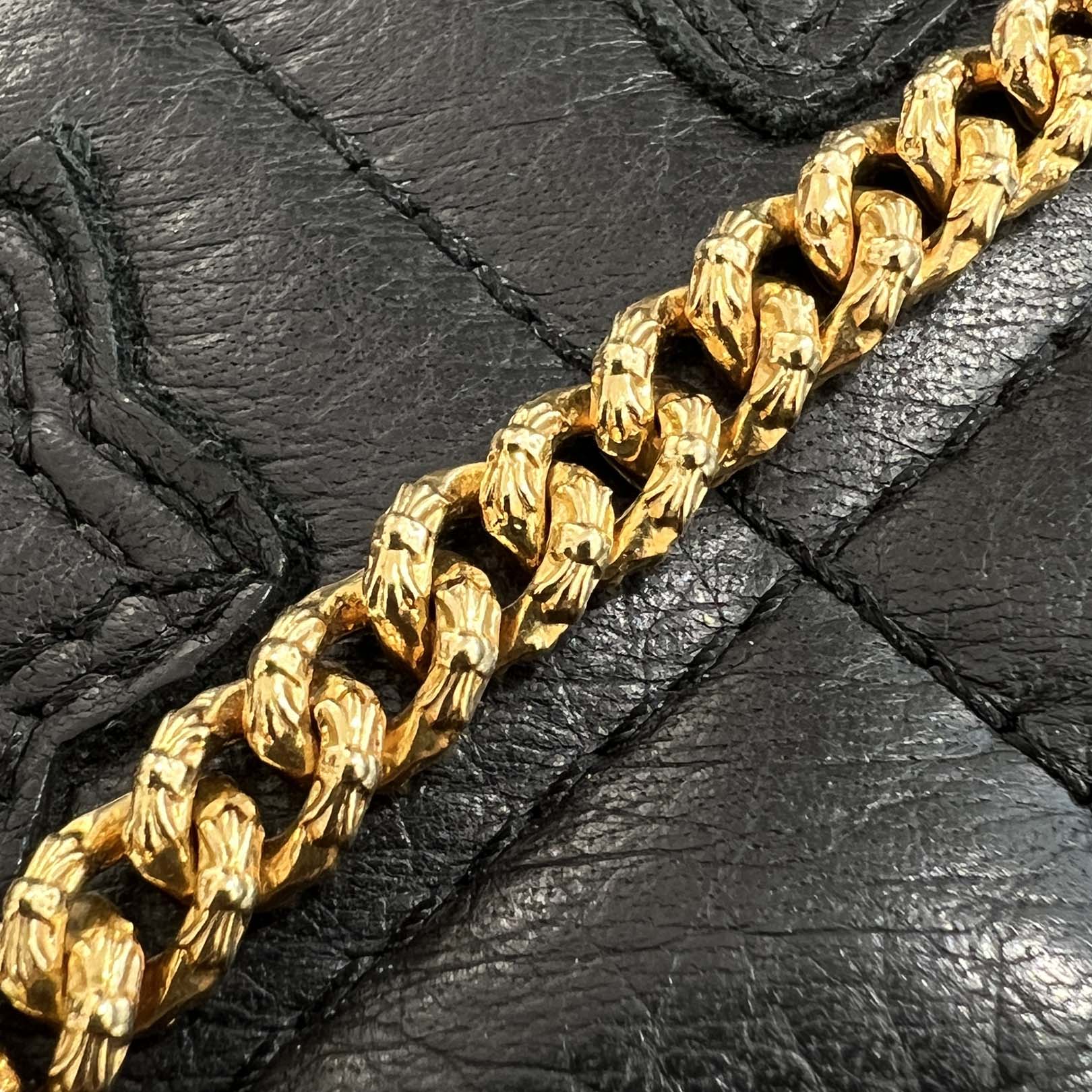 CHROME HEARTS 22K Extra Mini Fancy Chain Bracelet クロムハーツ 22K