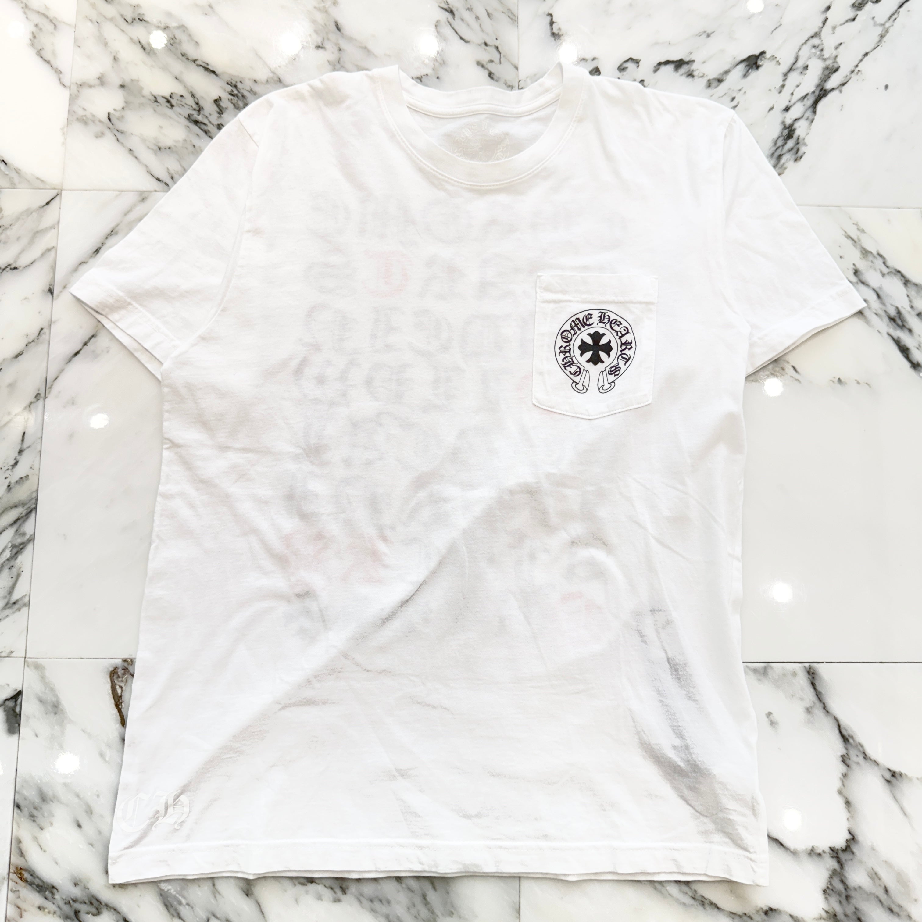 CHROME HEARTS Made In Hollywood Vertical Logo Tee Size XL クロムハーツ メイドインハリウッド ヴァーティカルロゴ Tシャツ サイズXL