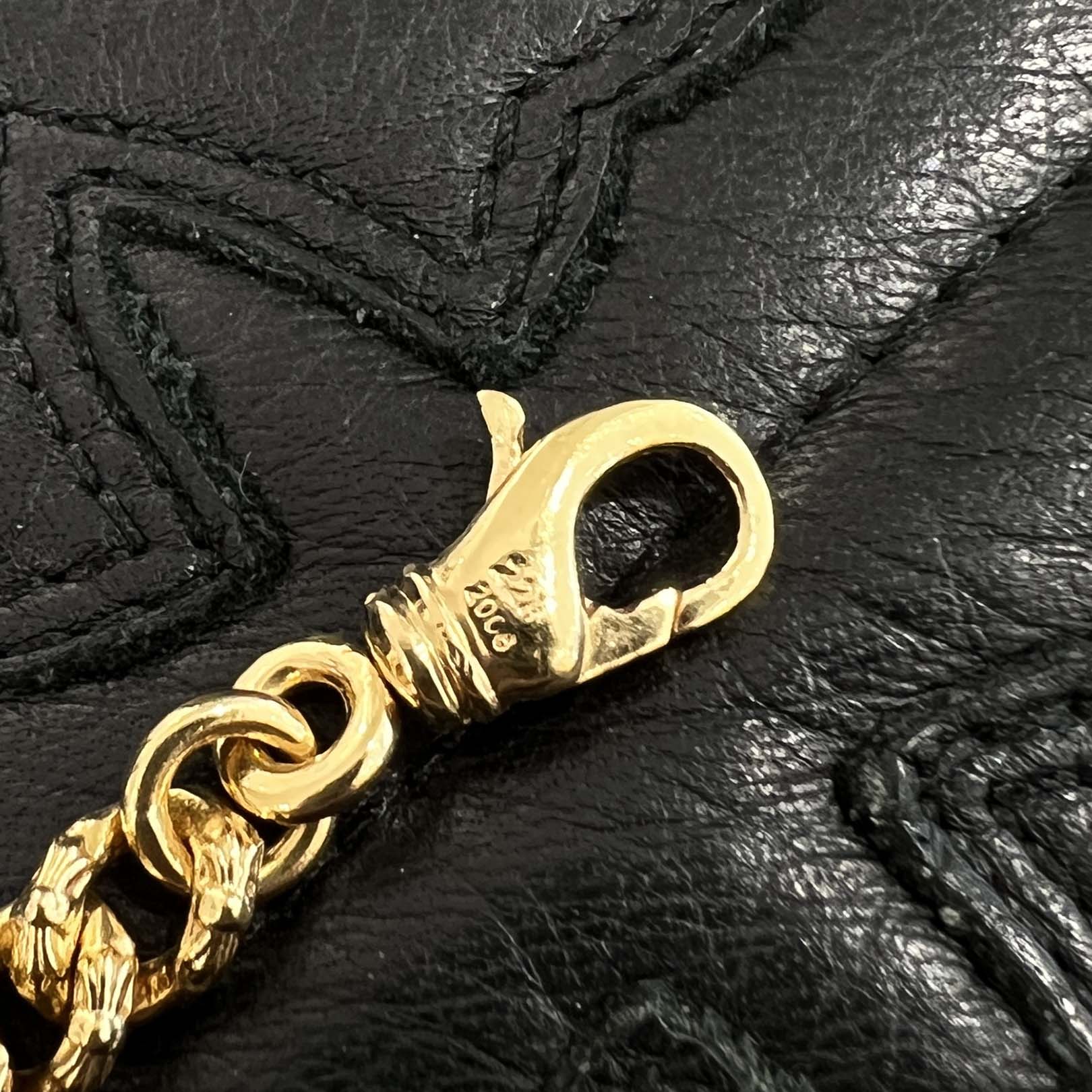 CHROME HEARTS 22K Extra Mini Fancy Chain Bracelet クロムハーツ 22K エクストラ ミニファンシー チェーン ブレスレット