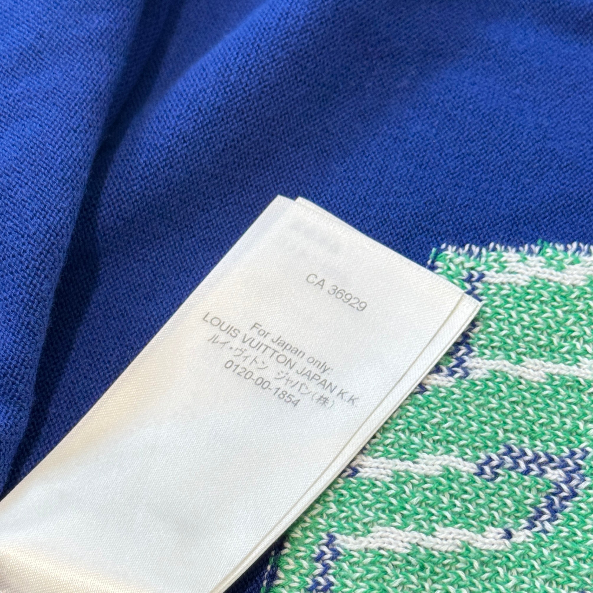 LOUIS VUITTON 2023AW Motor Race Cotton Intarsia Crew Neck Tee 1ABXYO Size XL ルイヴィトン モーターレース コットン インタルシアクルーネック Tシャツ サイズXL