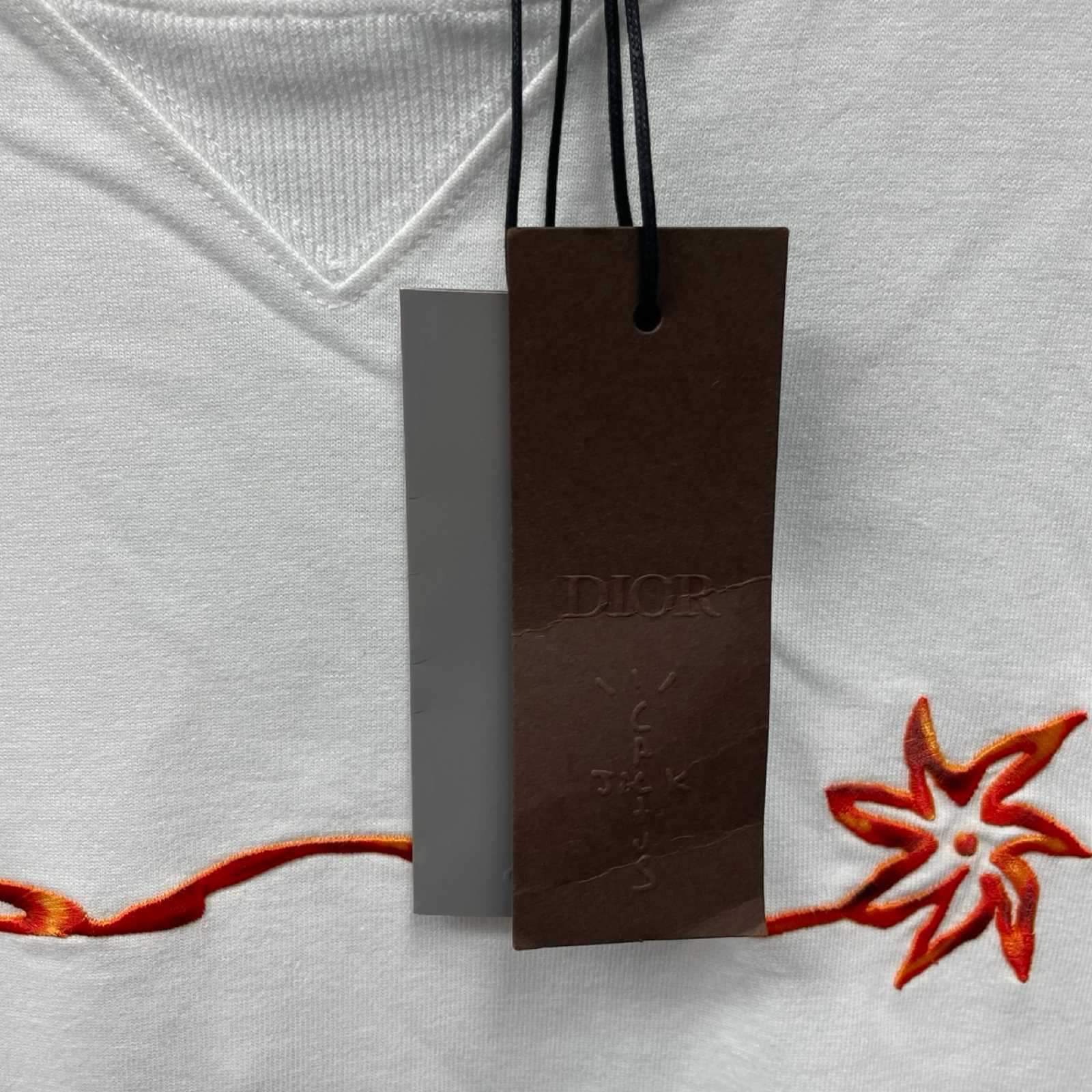 DIOR×Travis Scott 2022AW Cactus Jack Dior Oversized Tee 283J685C0554 Size L