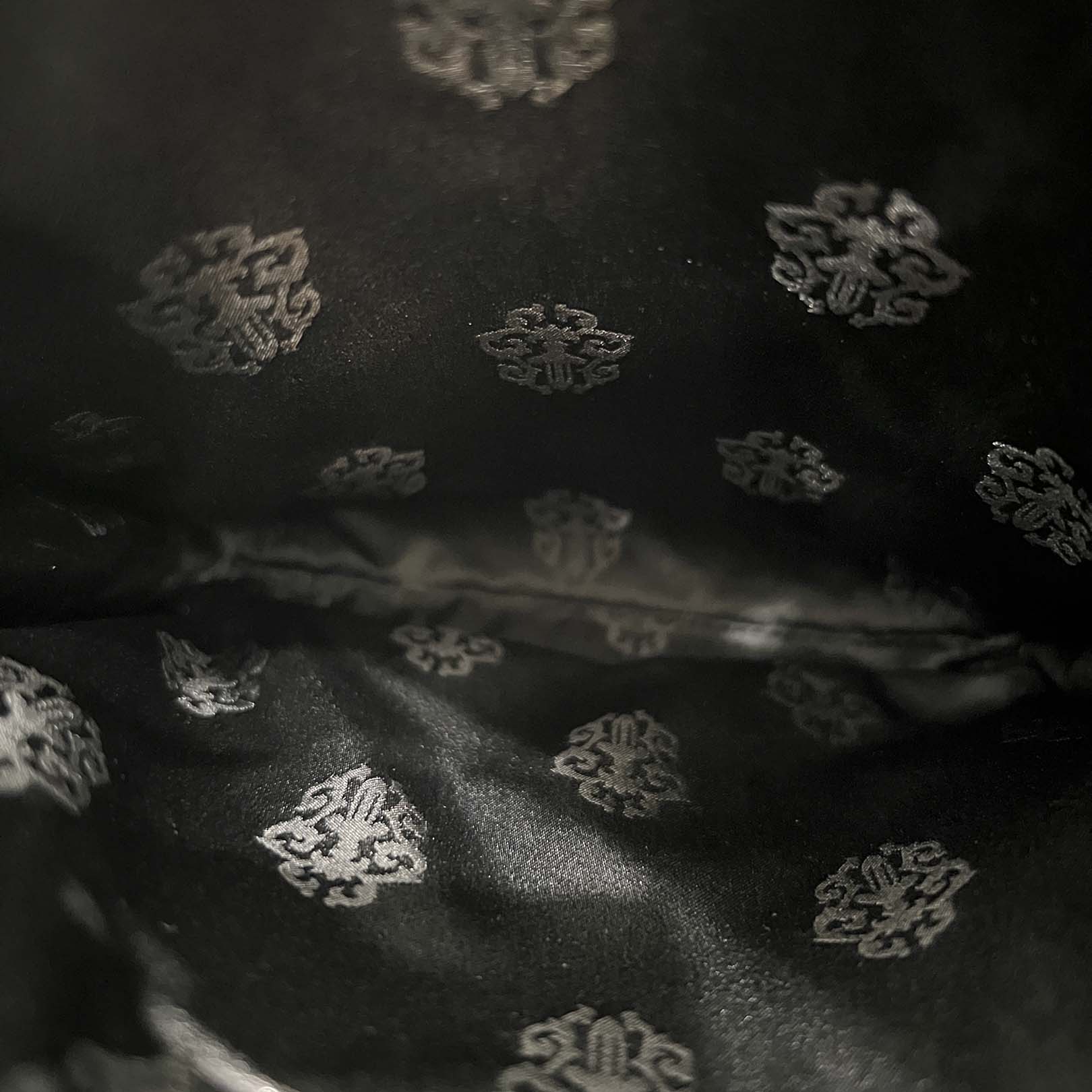 CHROME HEARTS Square Pocket 3 Cemetery Cross Leather Patch Shoulder Bag クロムハーツ スクエアポケット 3セメタリークロス レザーパッチ ショルダーバッグ