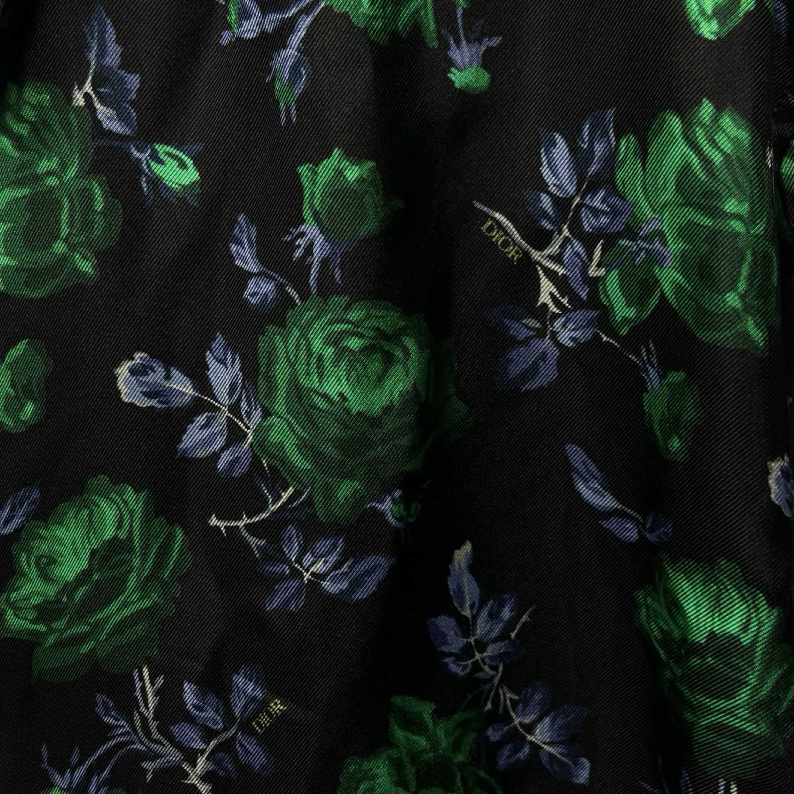 DIOR 2022SS Short Sleeve Shirt with Flower Print 193C545A5630 Size 40