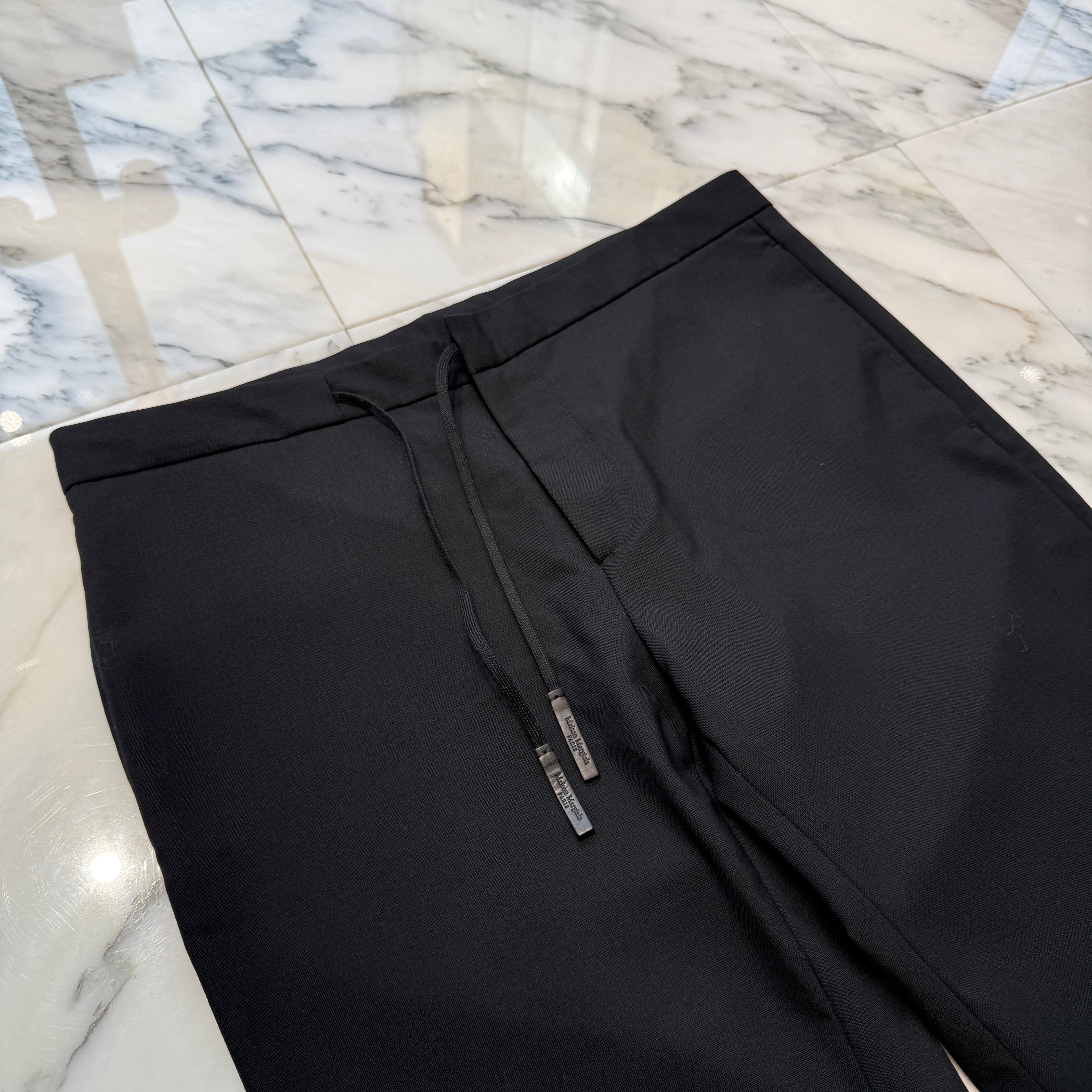 Maison Margiela 2021SS Drawcord String Trousers Pants S50KA0522 S44330 Size 48 メゾンマルジェラ ドローコード ストリング トラウザーパンツ サイズ48