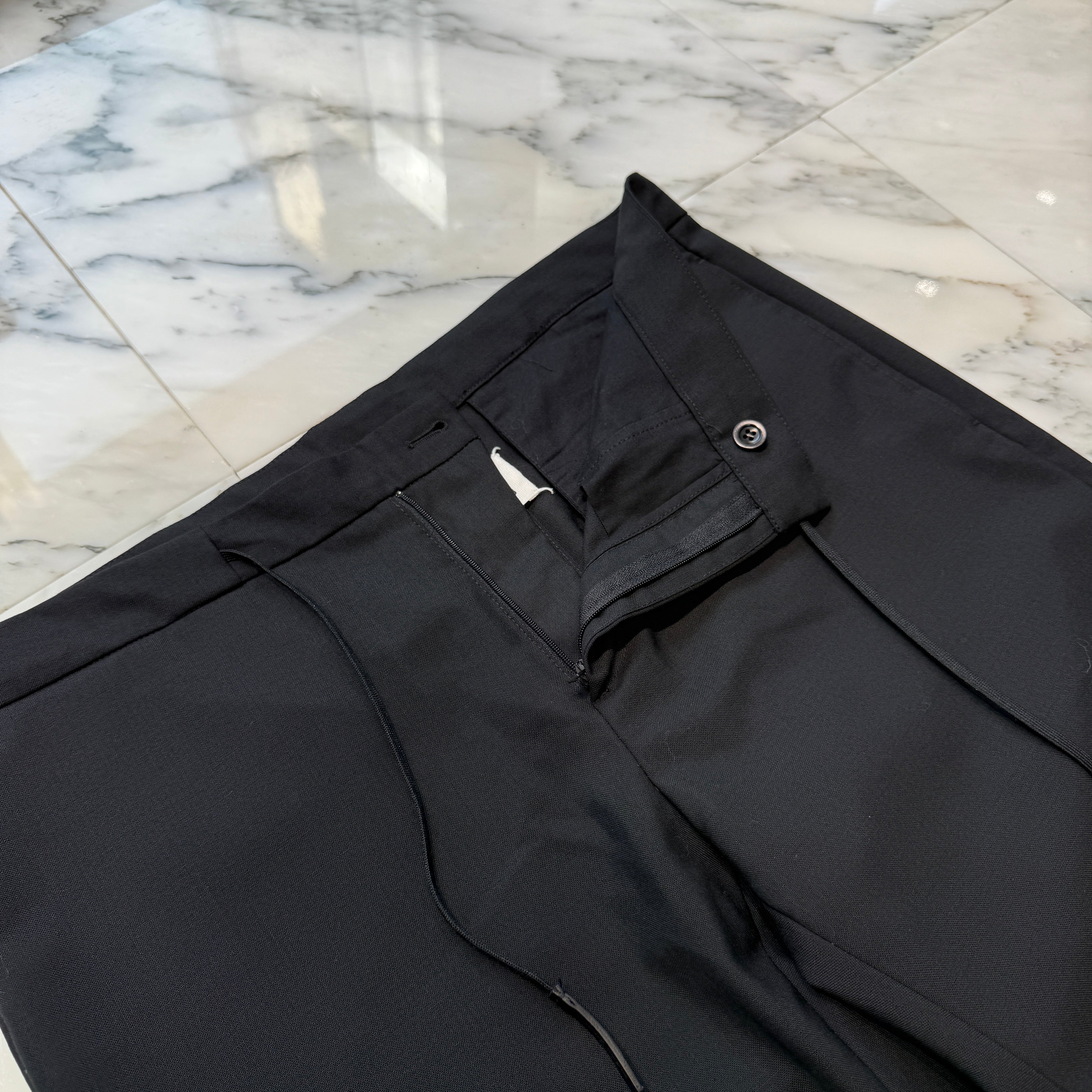 Maison Margiela 2021SS Drawcord String Trousers Pants S50KA0522 S44330 Size 48 メゾンマルジェラ ドローコード ストリング トラウザーパンツ サイズ48