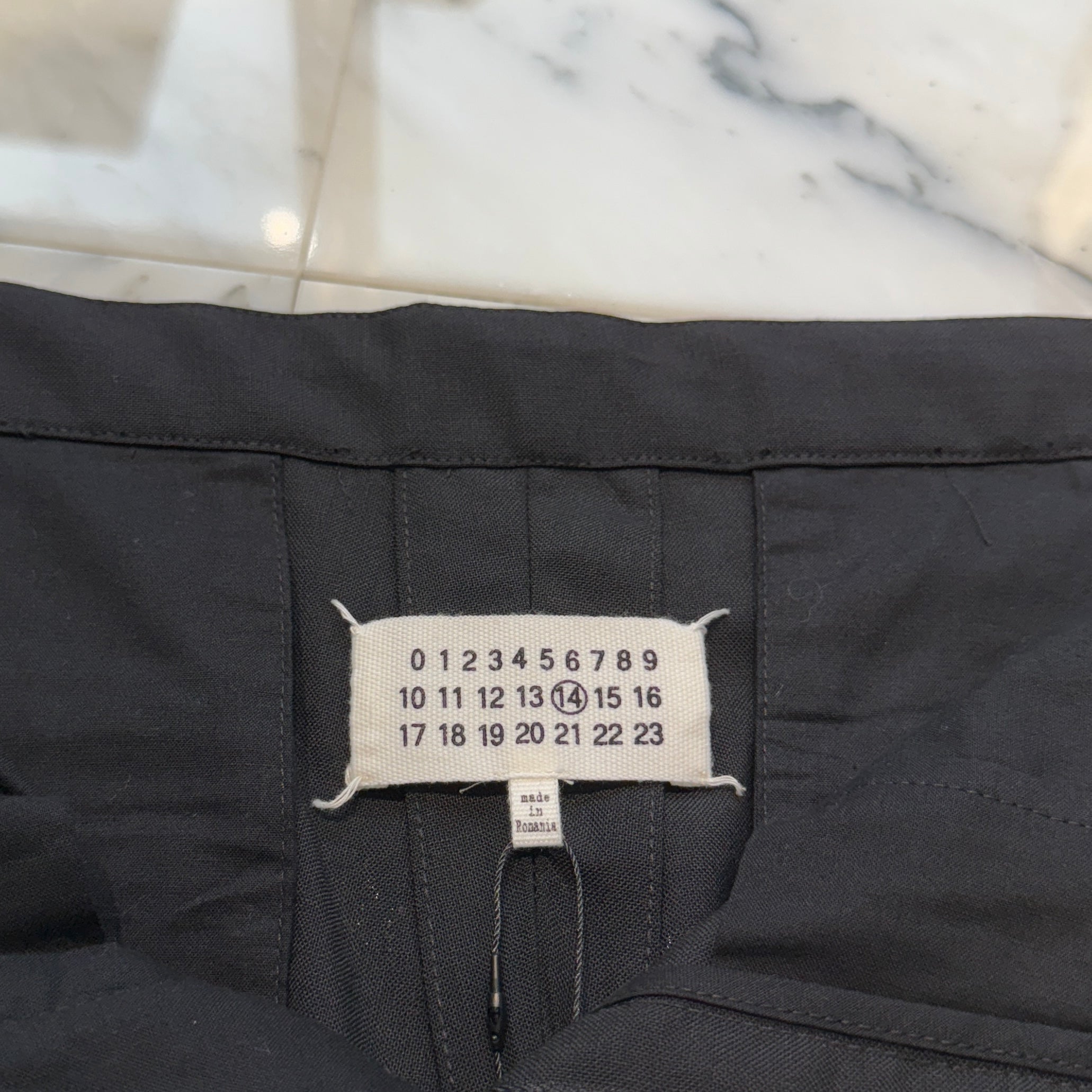 Maison Margiela 2021SS Drawcord String Trousers Pants S50KA0522 S44330 Size 48 メゾンマルジェラ ドローコード ストリング トラウザーパンツ サイズ48