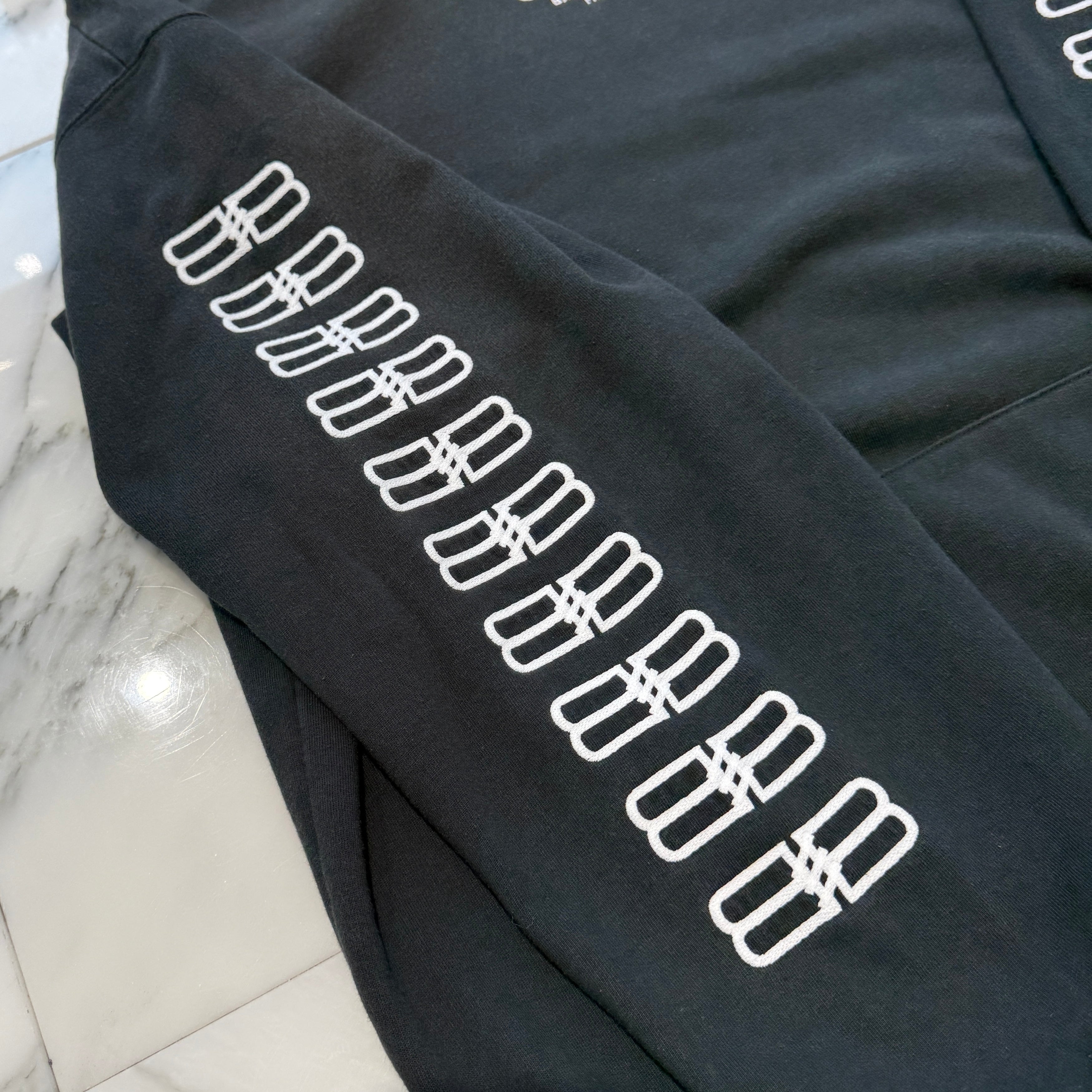 BALENCIAGA 2022AW BB logo Emboidery Pullover Hoodie 570811 TMVG6 Size M バレンシアガ BBロゴ刺繍 プルオーバーフーディ サイズM