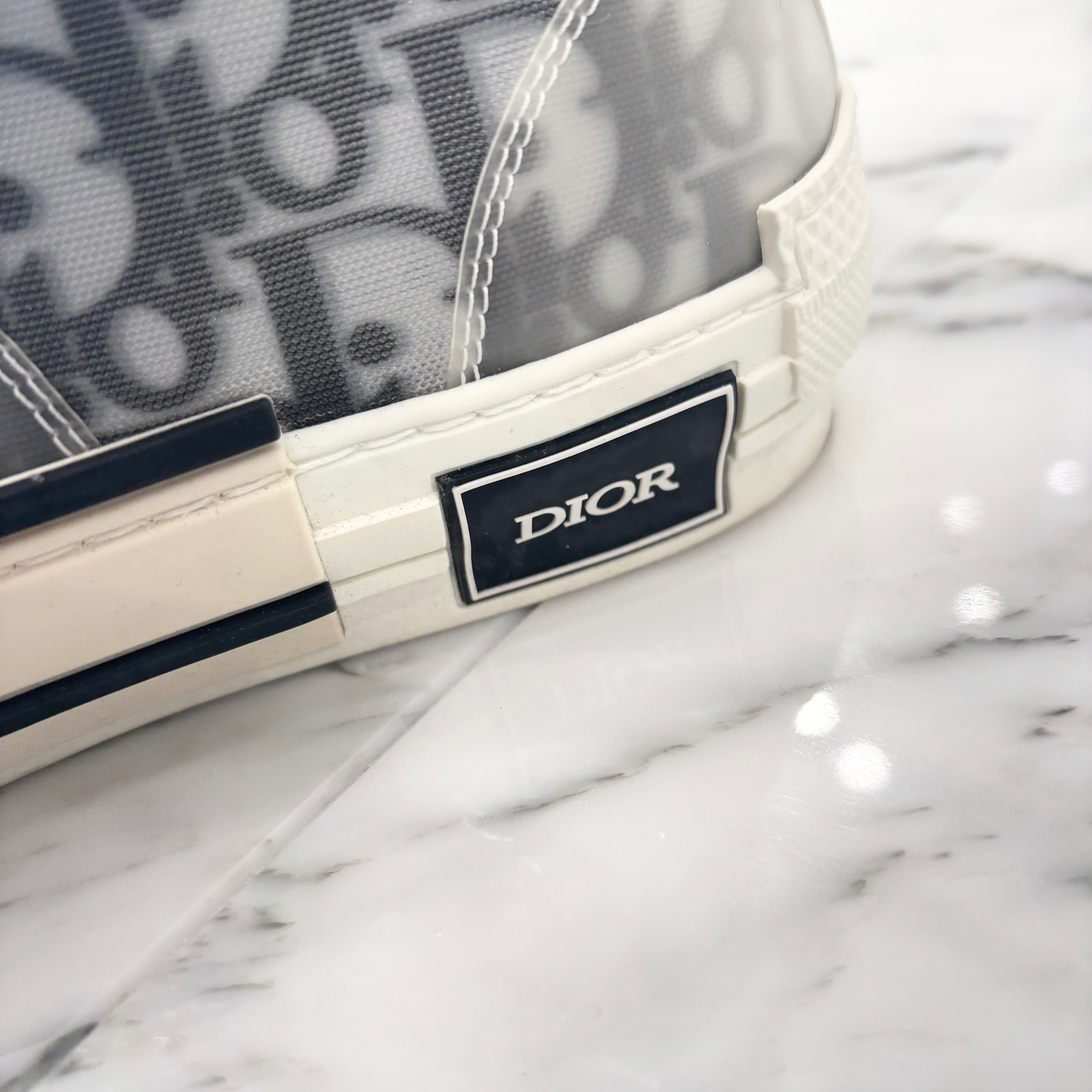DIOR 2019SS B23 High Top Oblique Sneakers 3SH118YJP_H069 Size 38（24~24.5cm） ディオール B23 ハイトップ オブリーク スニーカー サイズ38（24~24.5cm）