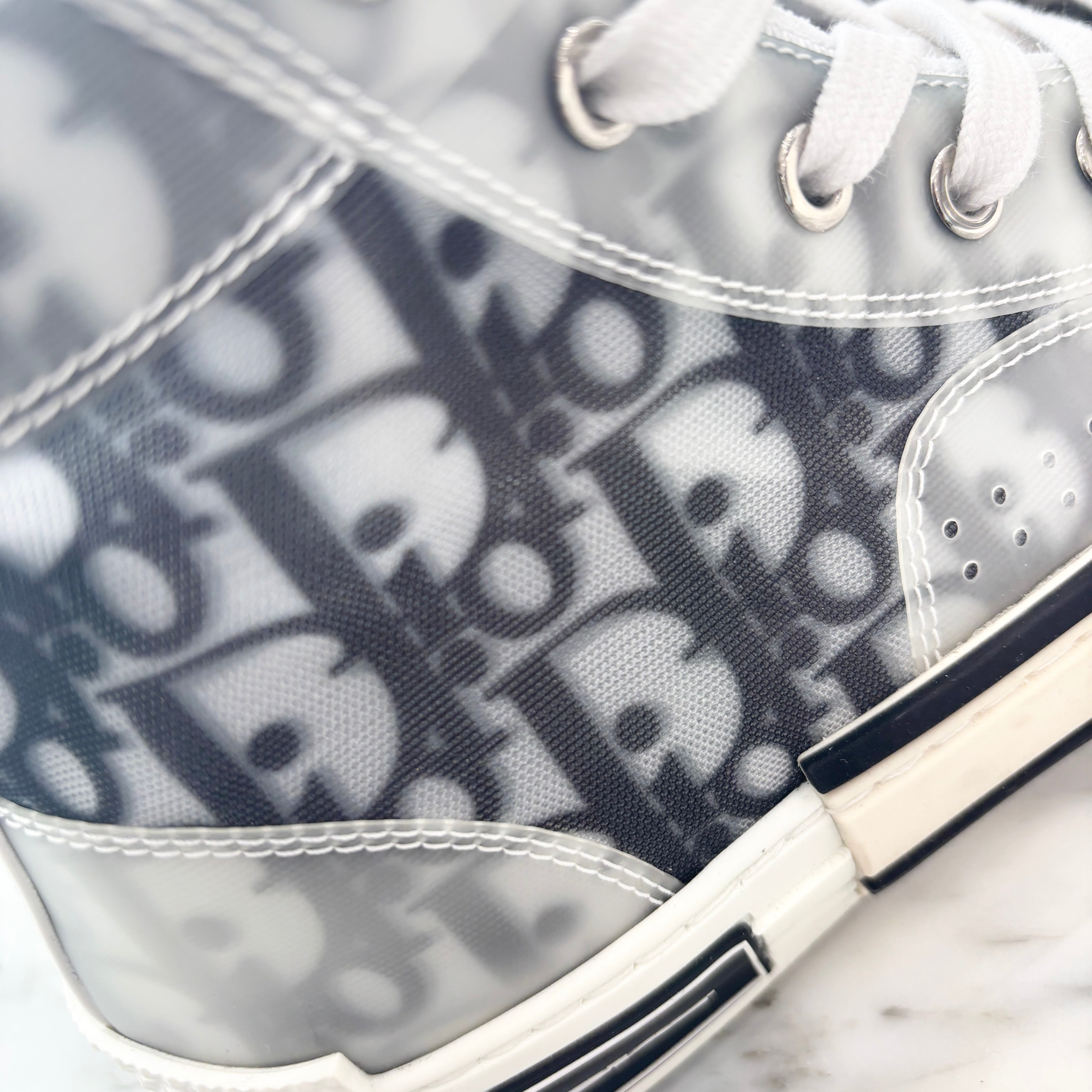 DIOR 2019SS B23 High Top Oblique Sneakers 3SH118YJP_H069 Size 38（24~24.5cm） ディオール B23 ハイトップ オブリーク スニーカー サイズ38（24~24.5cm）