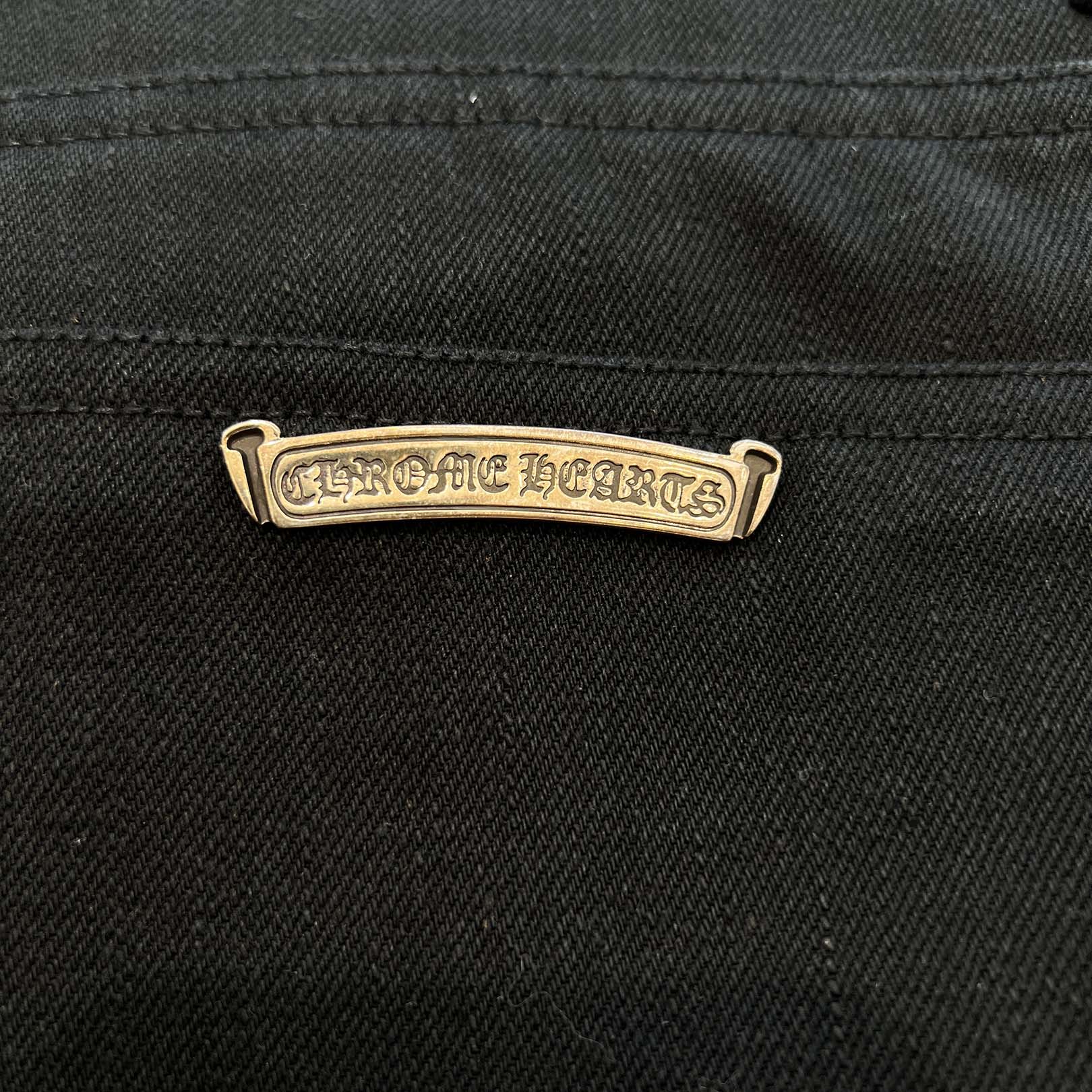 CHROME HEARTS Flare Knee Denim Pants Size 34 クロムハーツ フレアニーデニムパンツ サイズ34