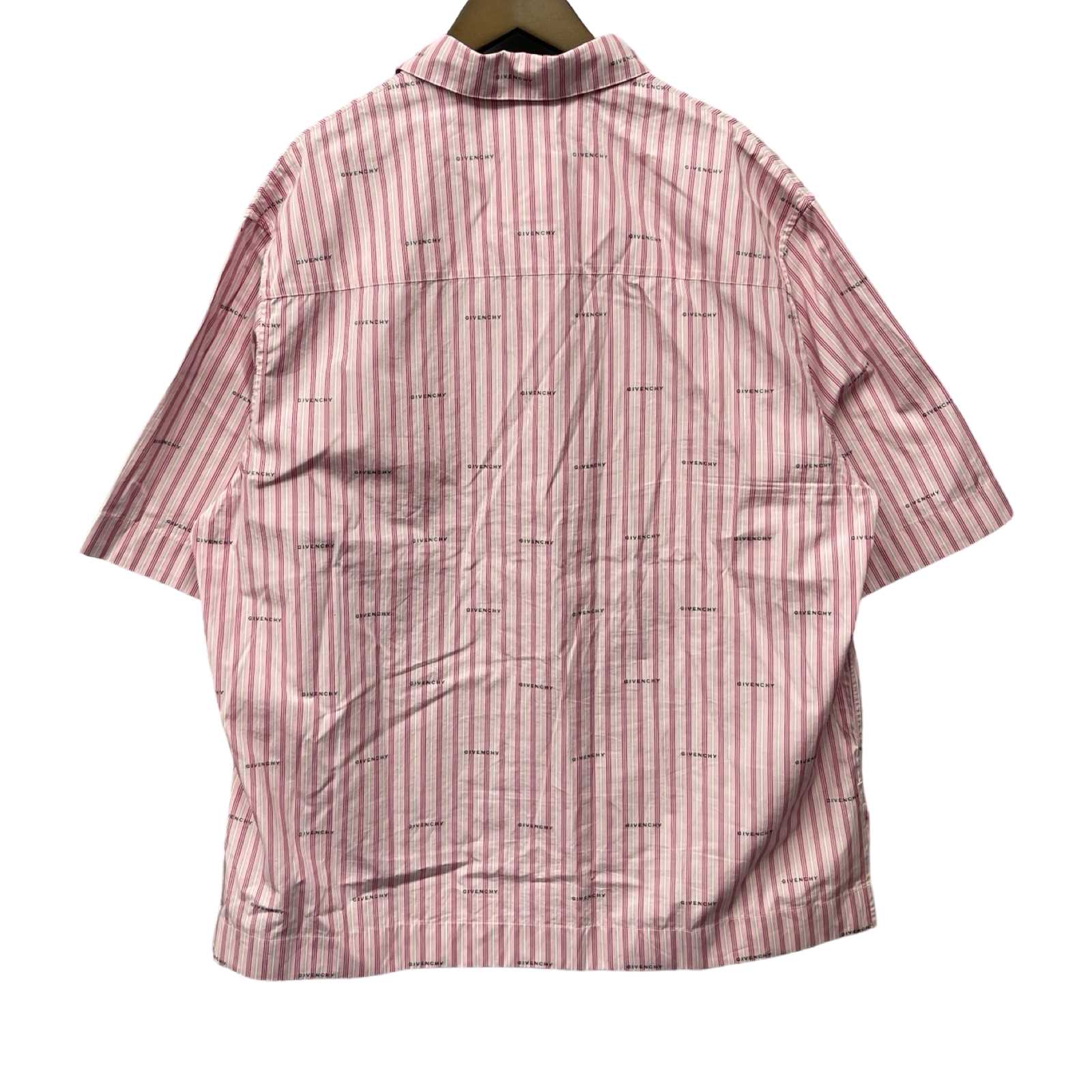 GIVENCHY 2023SS Boxy Fit Shirt in Poplin with Stripes BM60WB14P5 Size 41